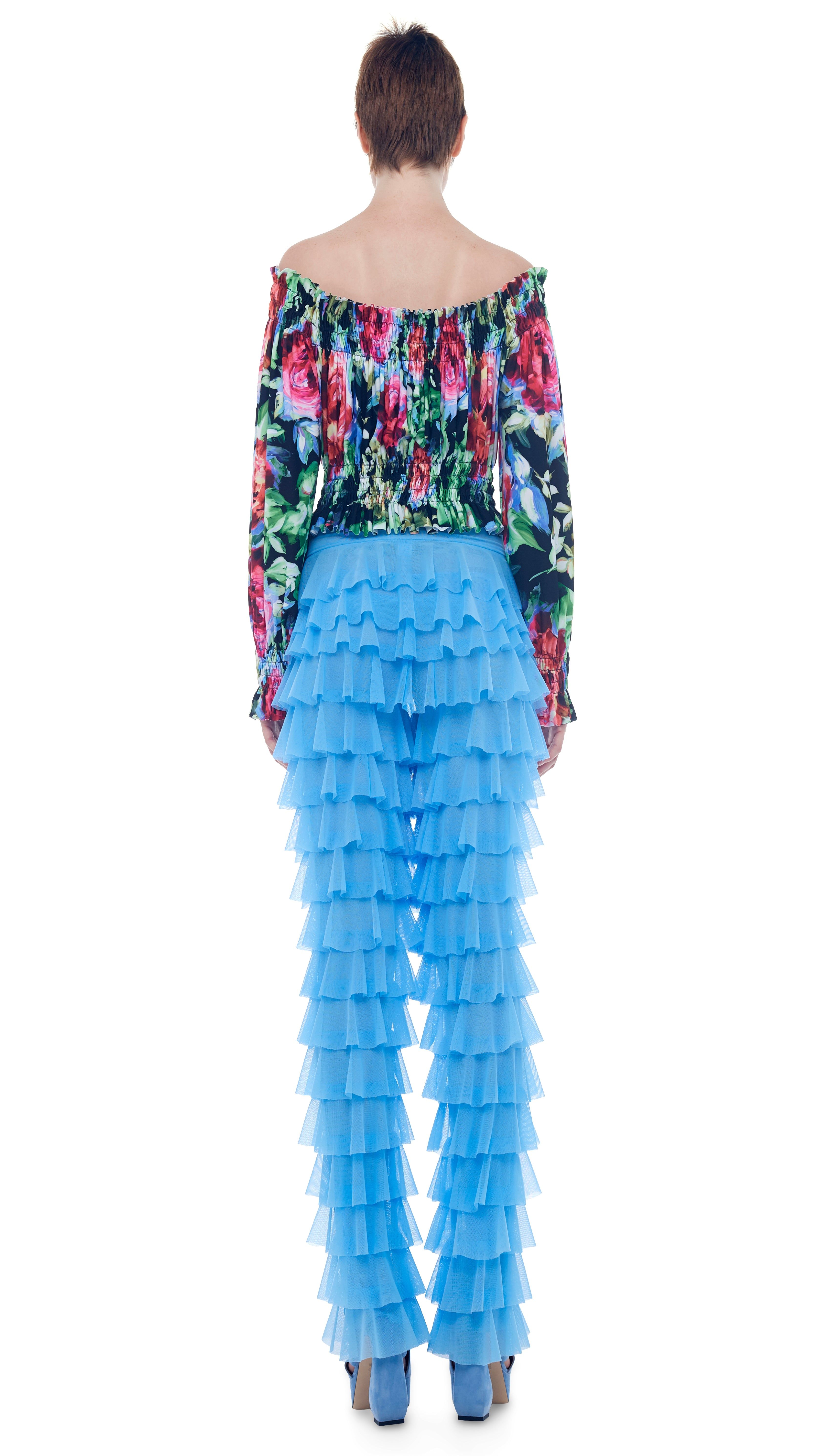 CROPPED PEASANT TOP sold by Norma Kamali product image thumbnail 3