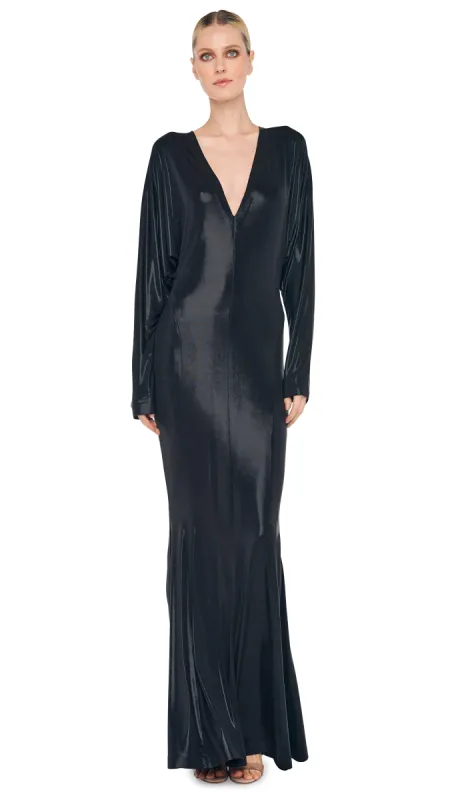 DOLMAN V NECK FISHTAIL GOWN sold by Norma Kamali