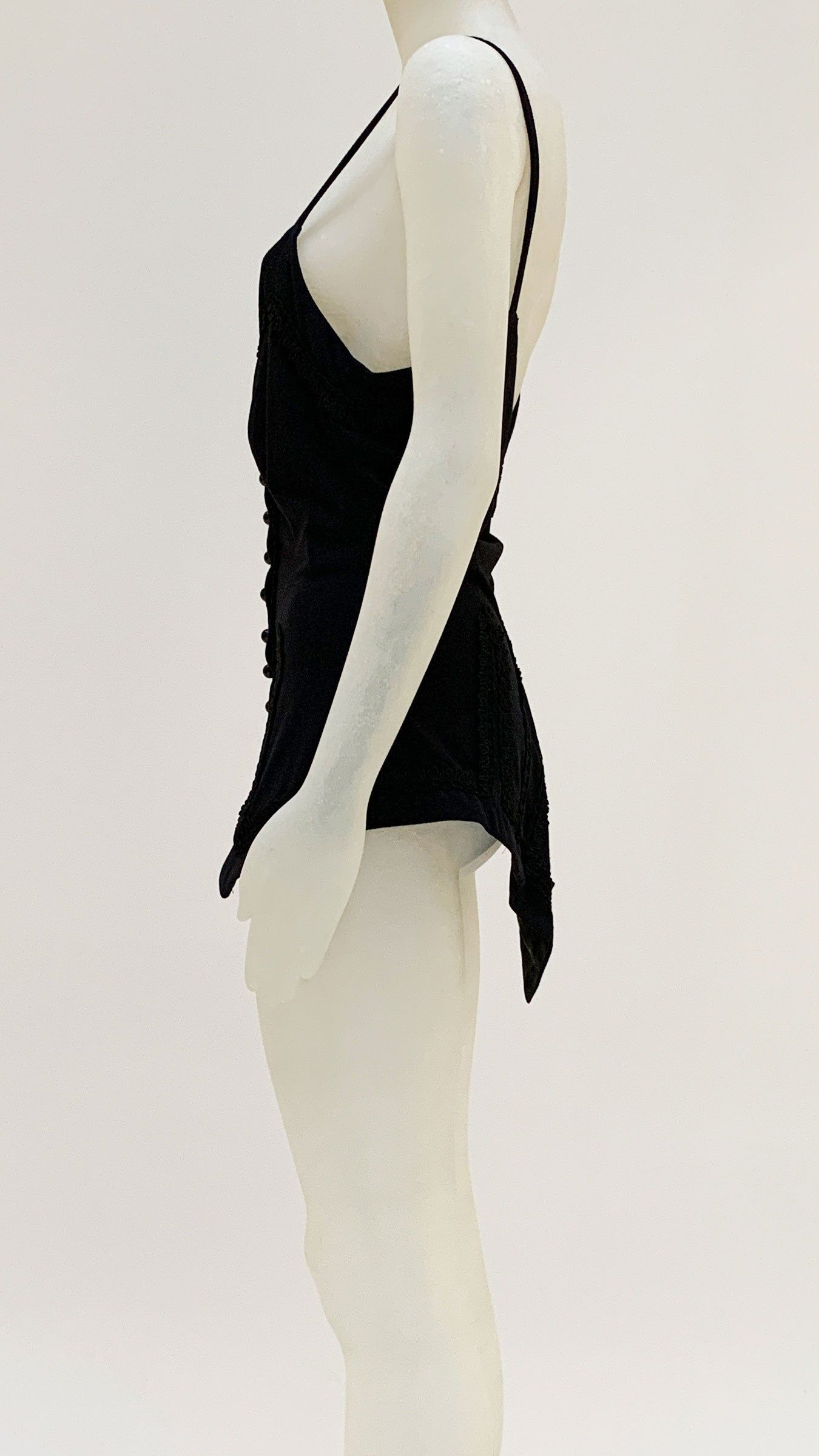 SLIP LACE EMBROIDERED TOP sold by Norma Kamali product image thumbnail 2