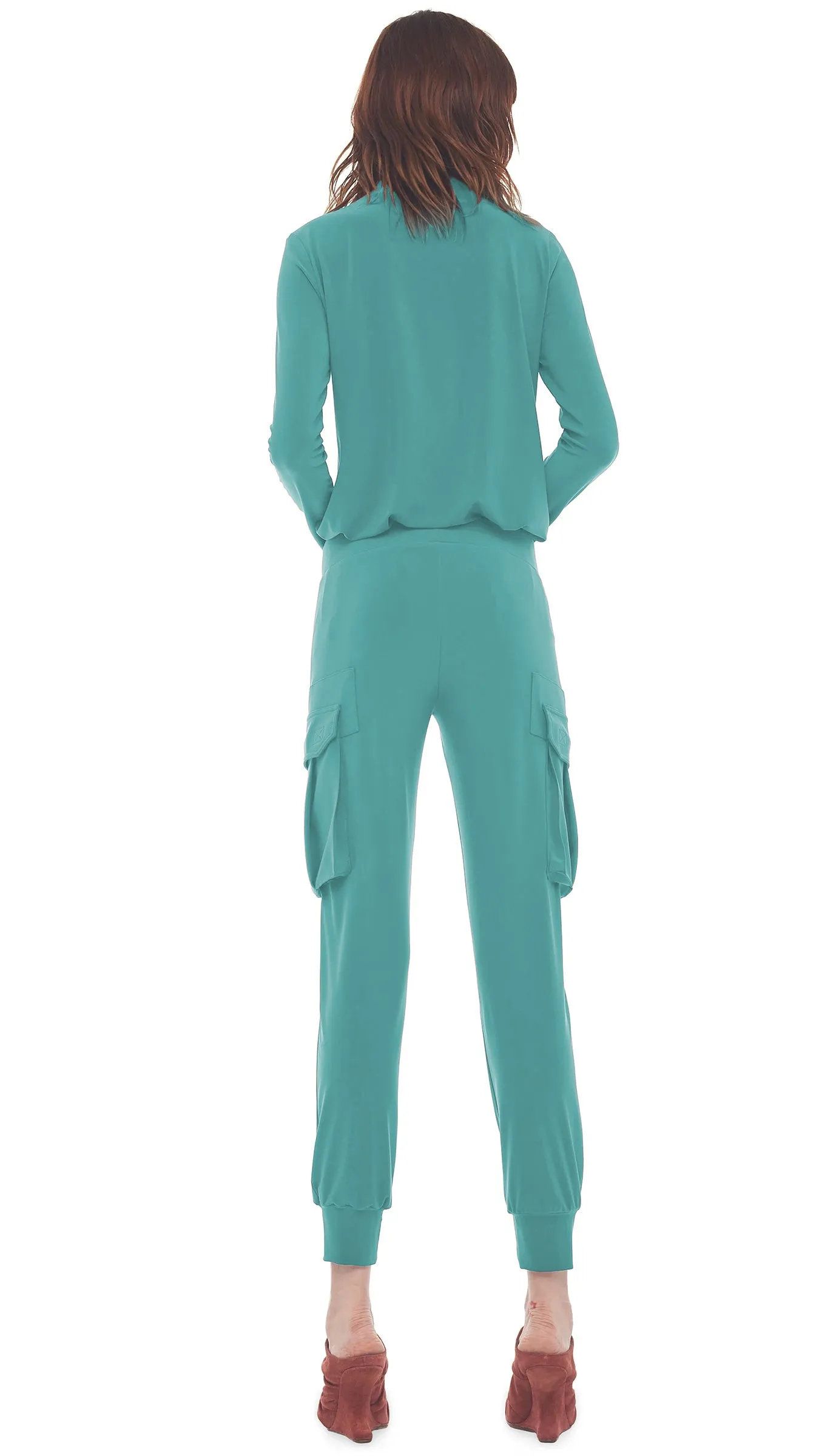 LONG SLEEVE TURTLENECK TOP sold by Norma Kamali product image thumbnail 3