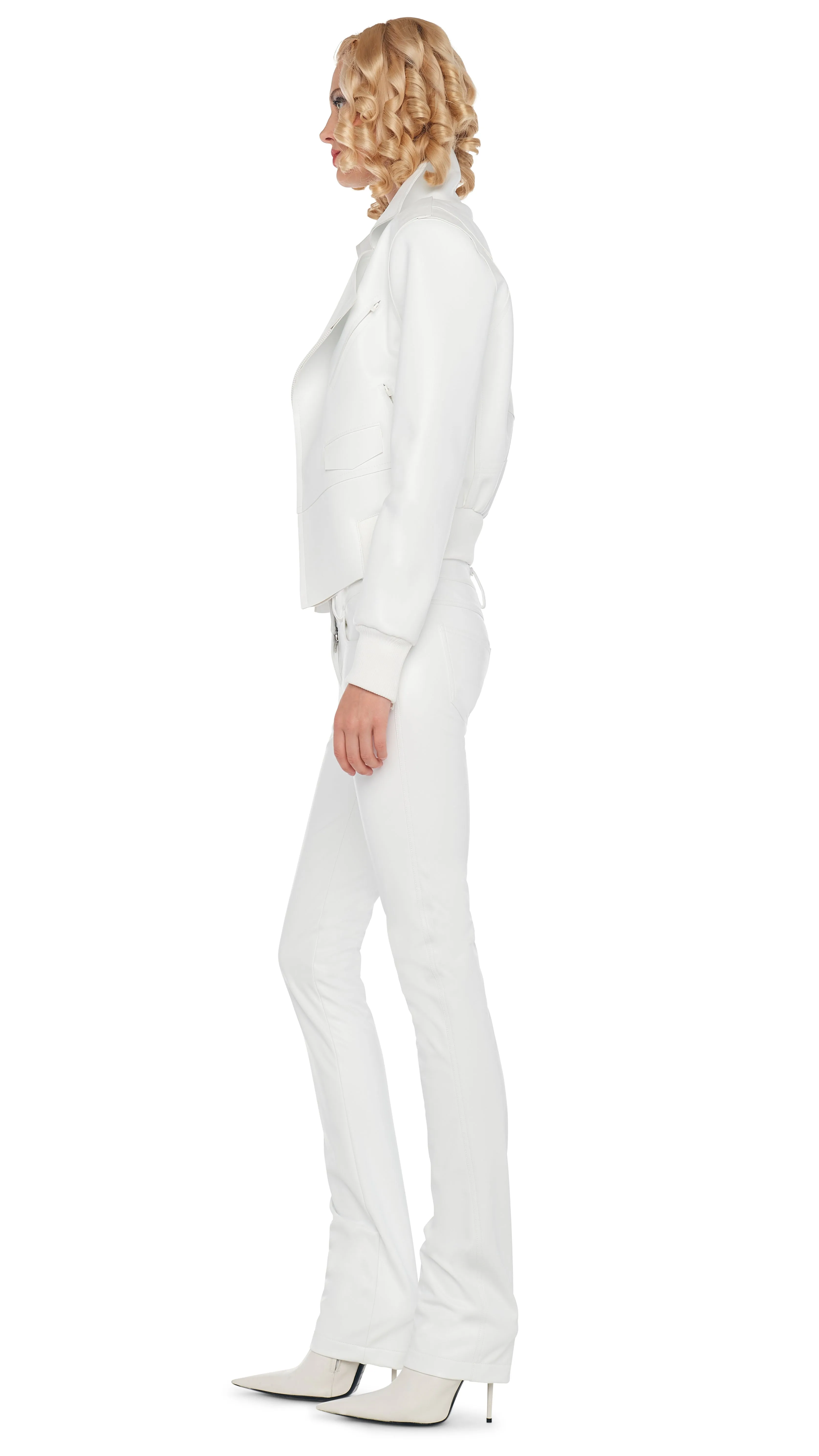 MINI MOTO JACKET sold by Norma Kamali product image thumbnail 2