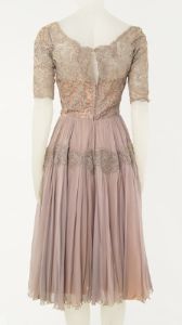 SILK AND LACE DRESS BELOW KNEE sold by Norma Kamali
