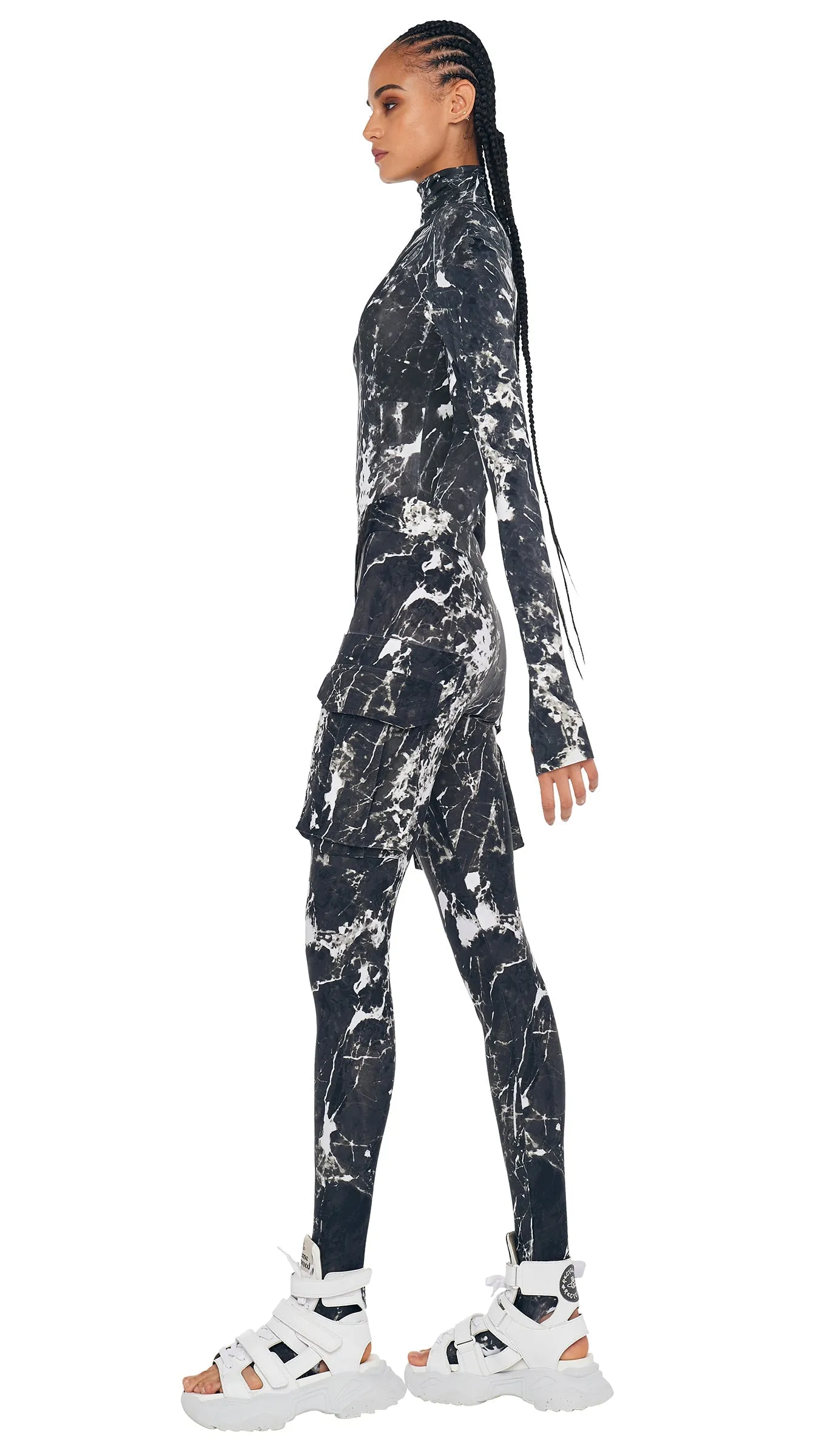 SLIM FIT LONG SLEEVE TURTLE TOP sold by Norma Kamali product image thumbnail 2