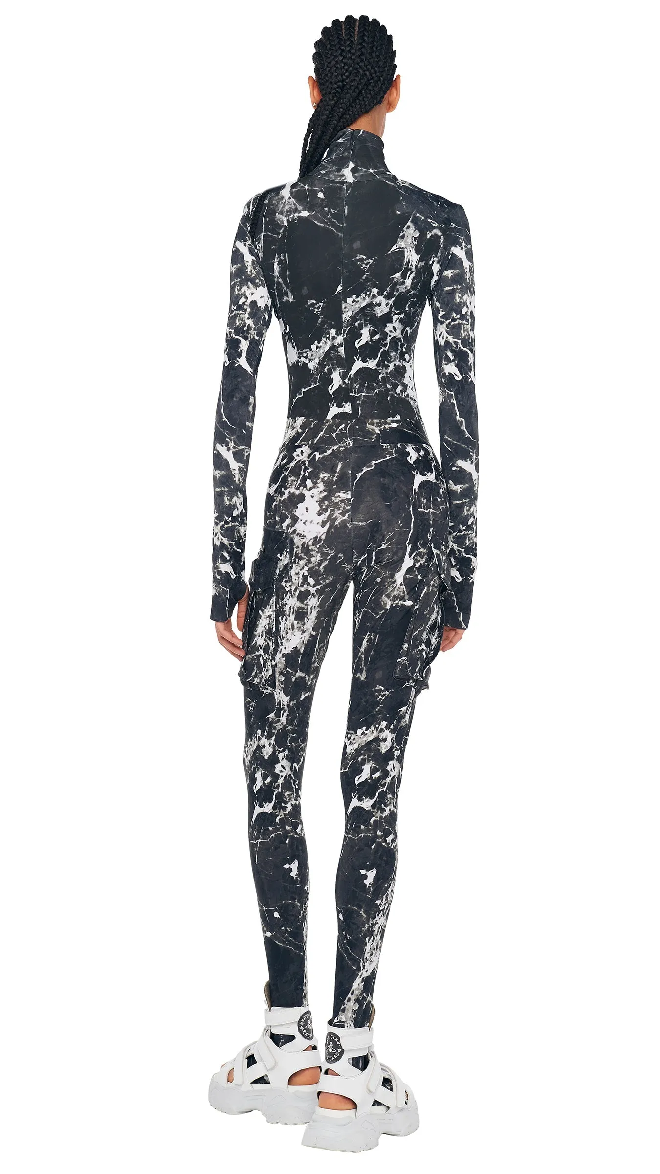 SLIM FIT LONG SLEEVE TURTLE TOP sold by Norma Kamali product image thumbnail 3