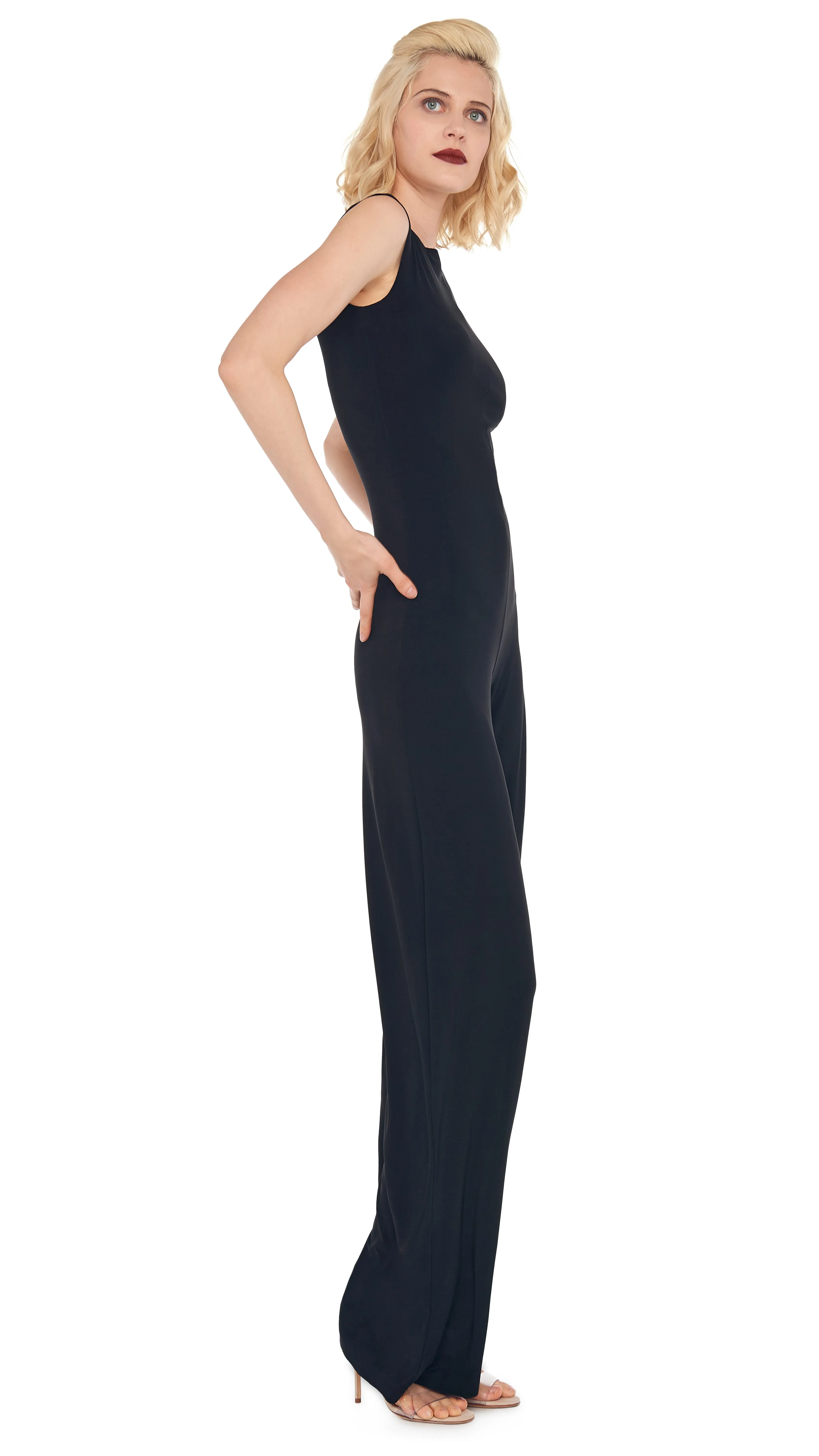 SLEEVELESS JUMPSUIT sold by Norma Kamali product image thumbnail 5