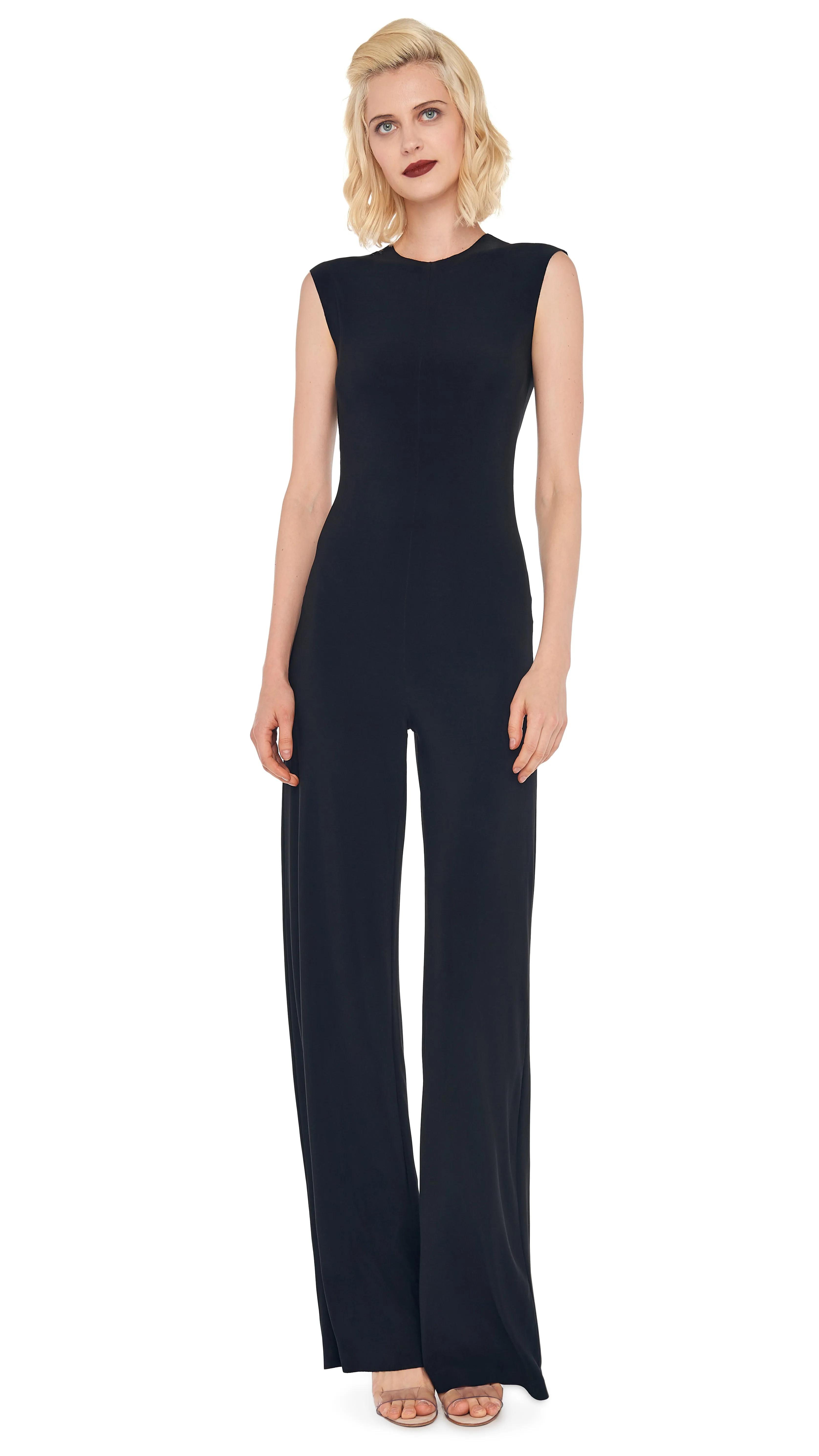 SLEEVELESS JUMPSUIT sold by Norma Kamali