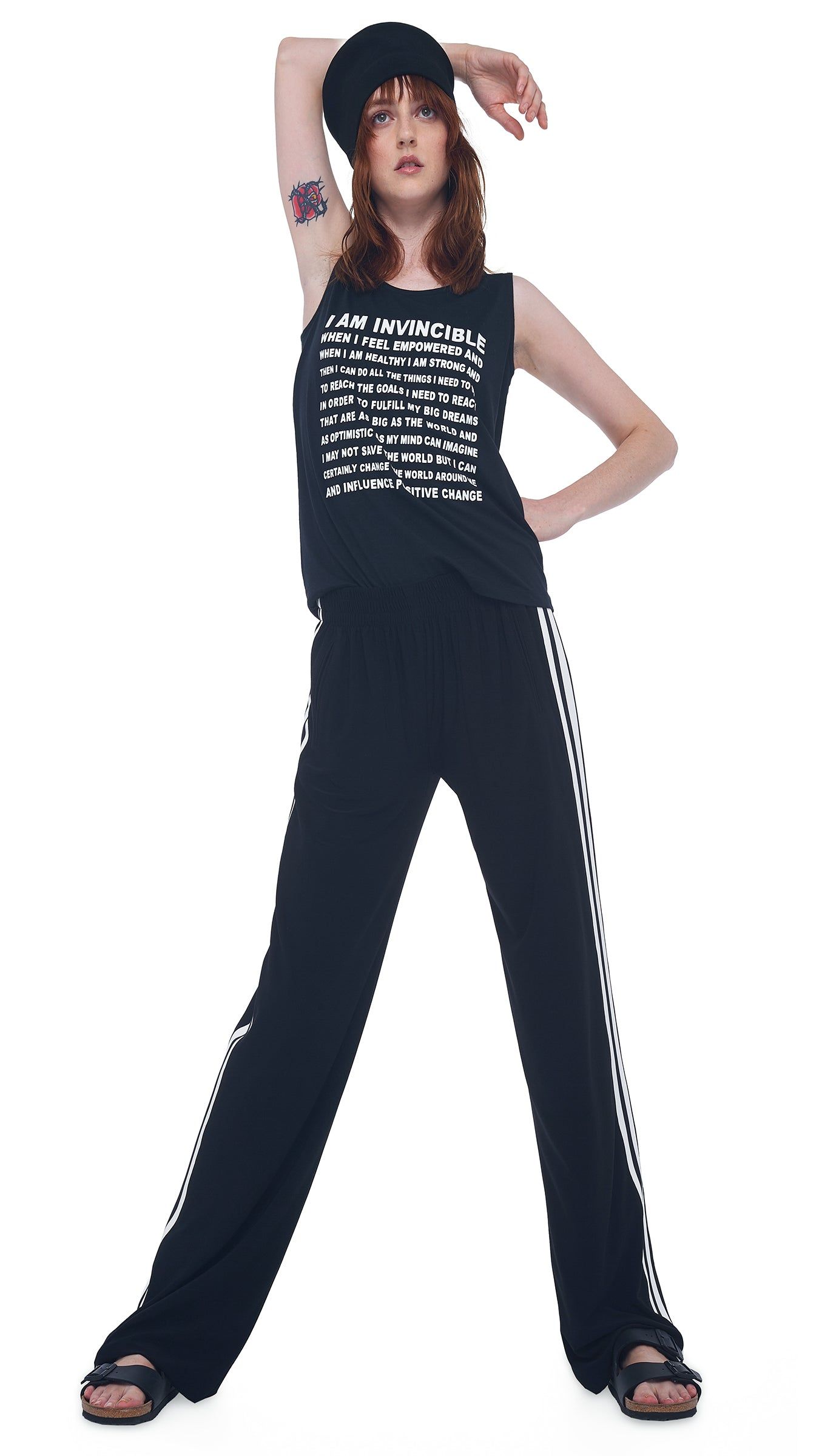 I AM INVINCIBLE TEE sold by Norma Kamali product image thumbnail 5