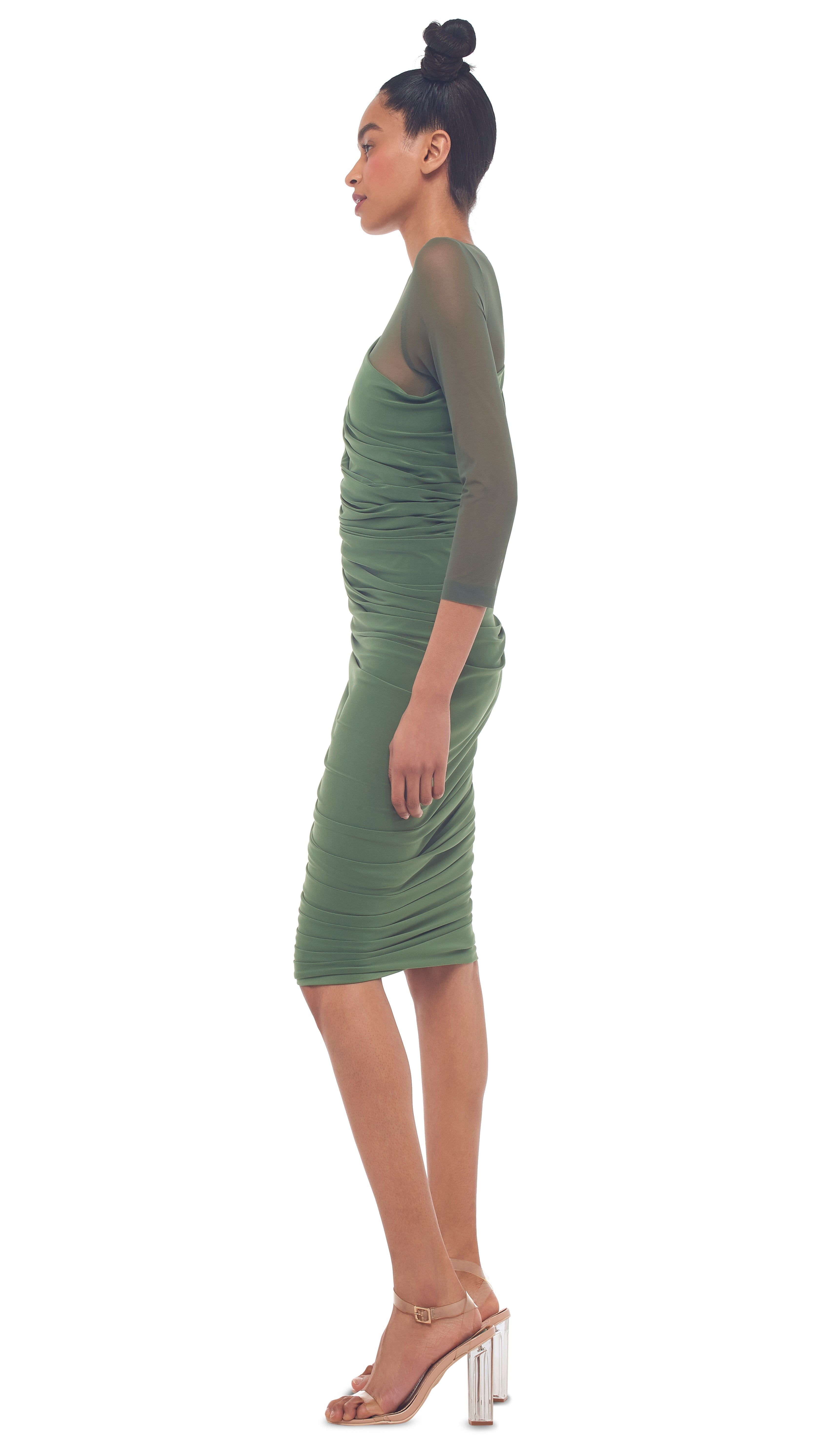 LONG SLEEVE DIANA DRESS sold by Norma Kamali product image thumbnail 2