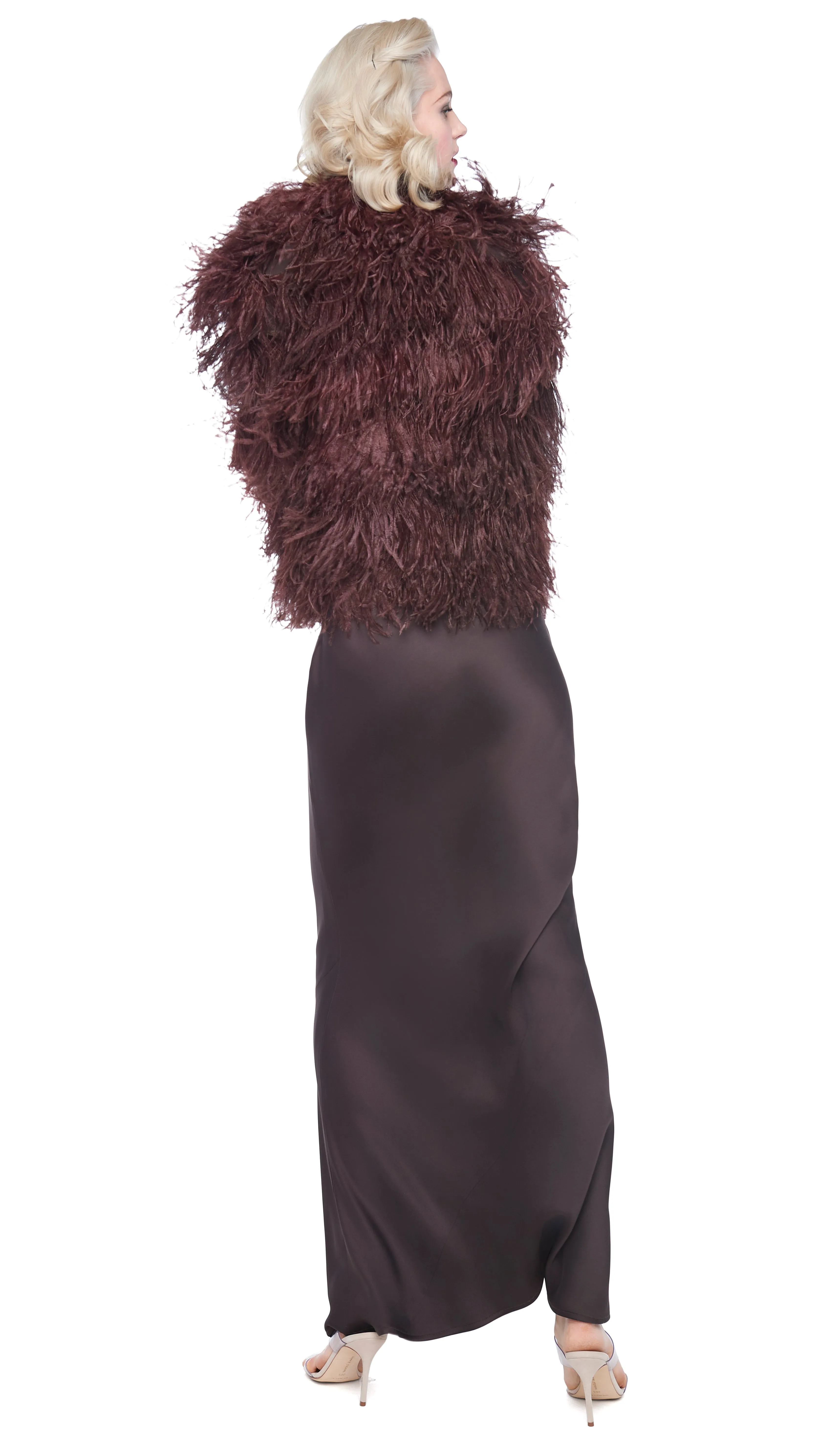 ALL OVER FEATHER JACKET sold by Norma Kamali product image thumbnail 3