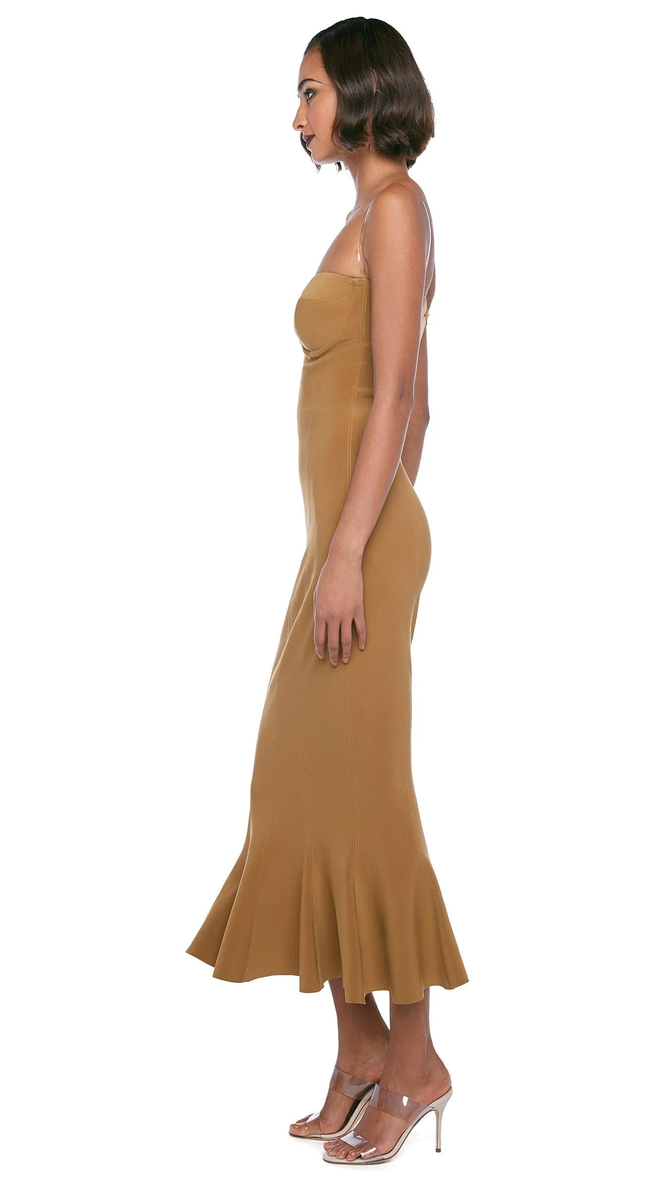 CORSET DRESS TO MIDCALF sold by Norma Kamali product image thumbnail 2