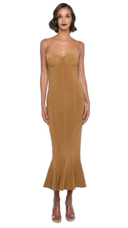 CORSET DRESS TO MIDCALF made by Norma Kamali