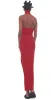 HALTER TURTLE SIDE SLIT GOWN sold by Norma Kamali