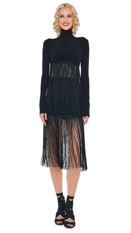18" FRINGE CROPPED TURTLE TOP made by Sweats