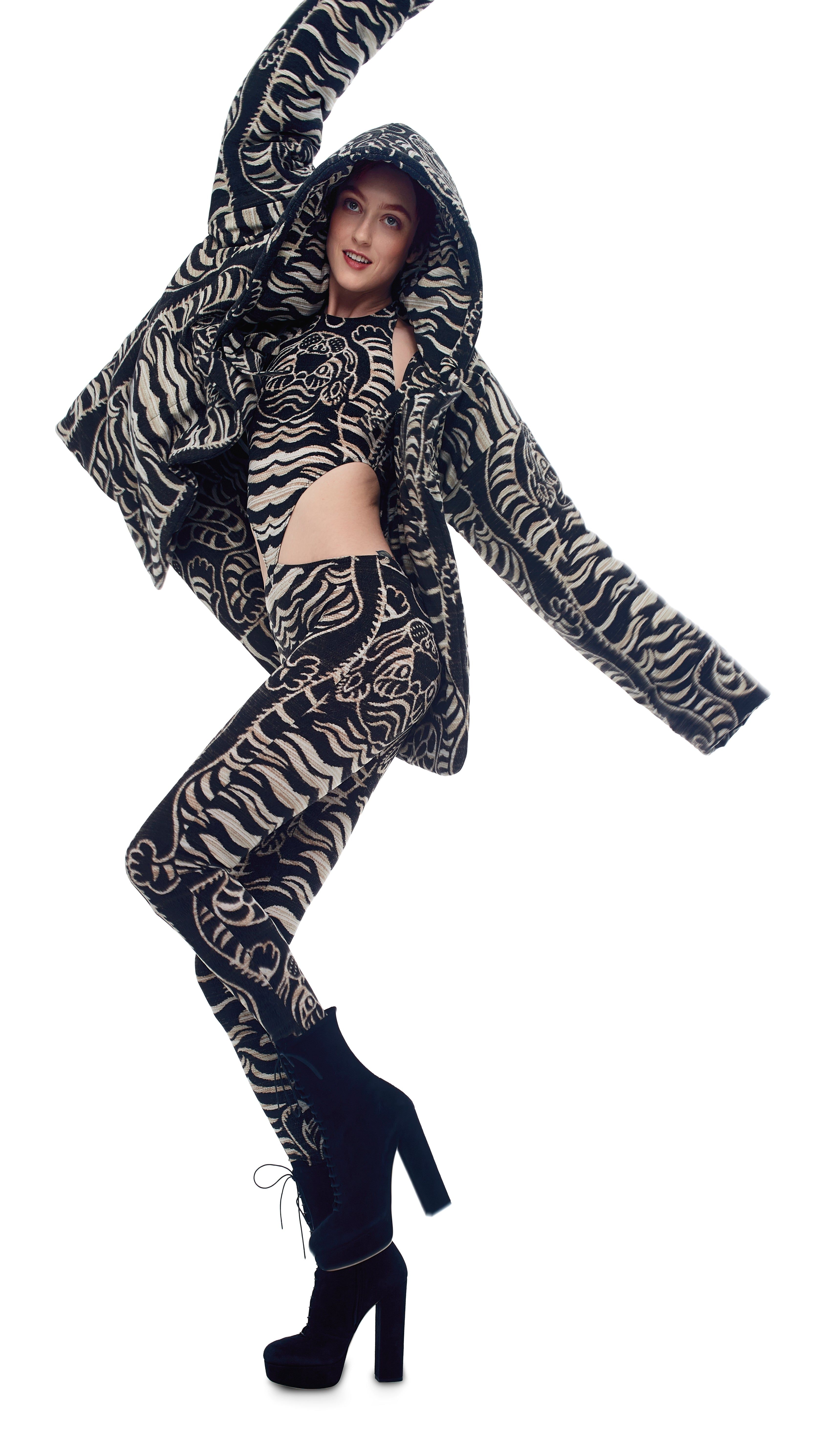 HOODED SLEEPING BAG JACKET sold by Norma Kamali product image thumbnail 5