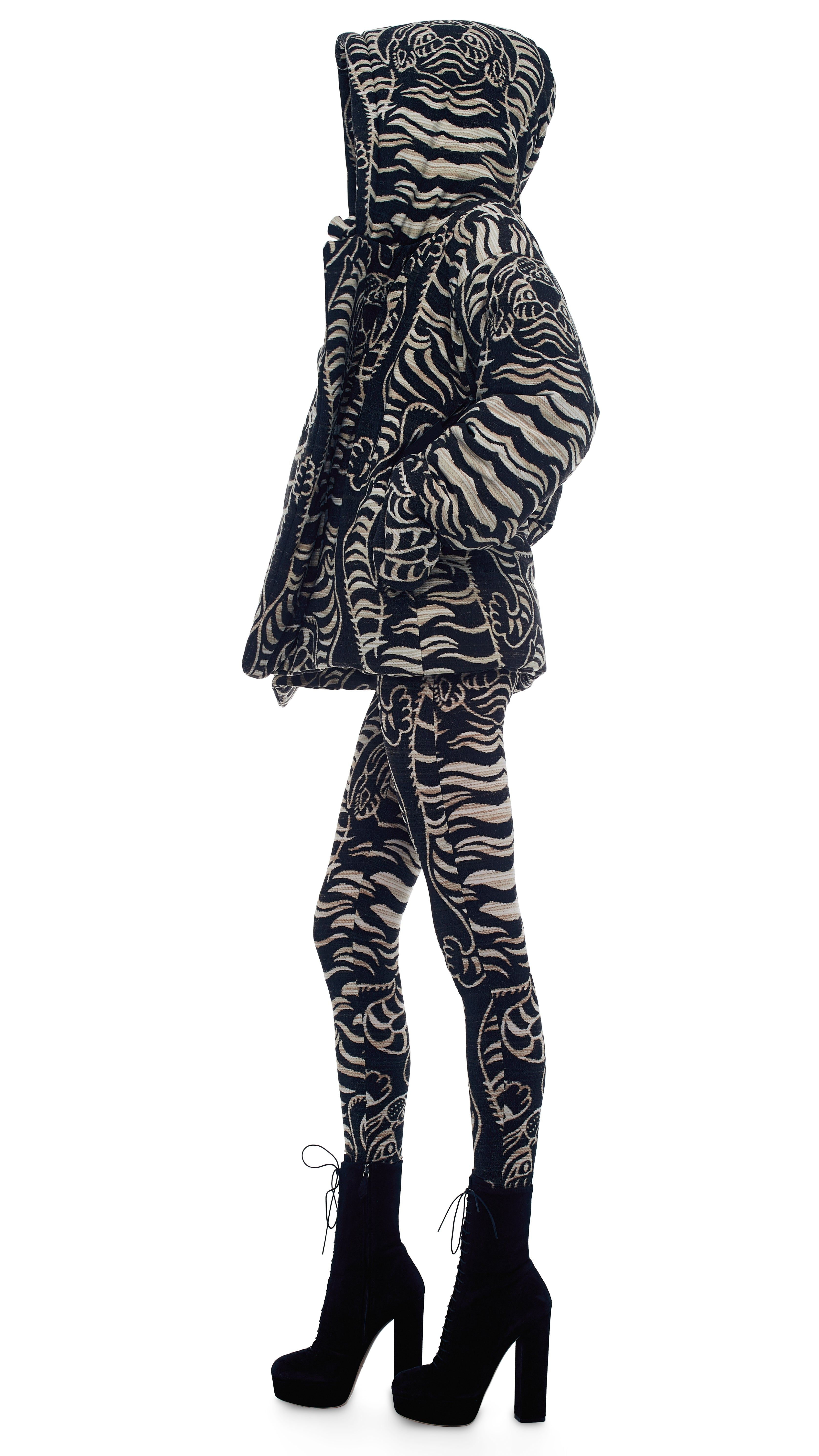 HOODED SLEEPING BAG JACKET sold by Norma Kamali product image thumbnail 2