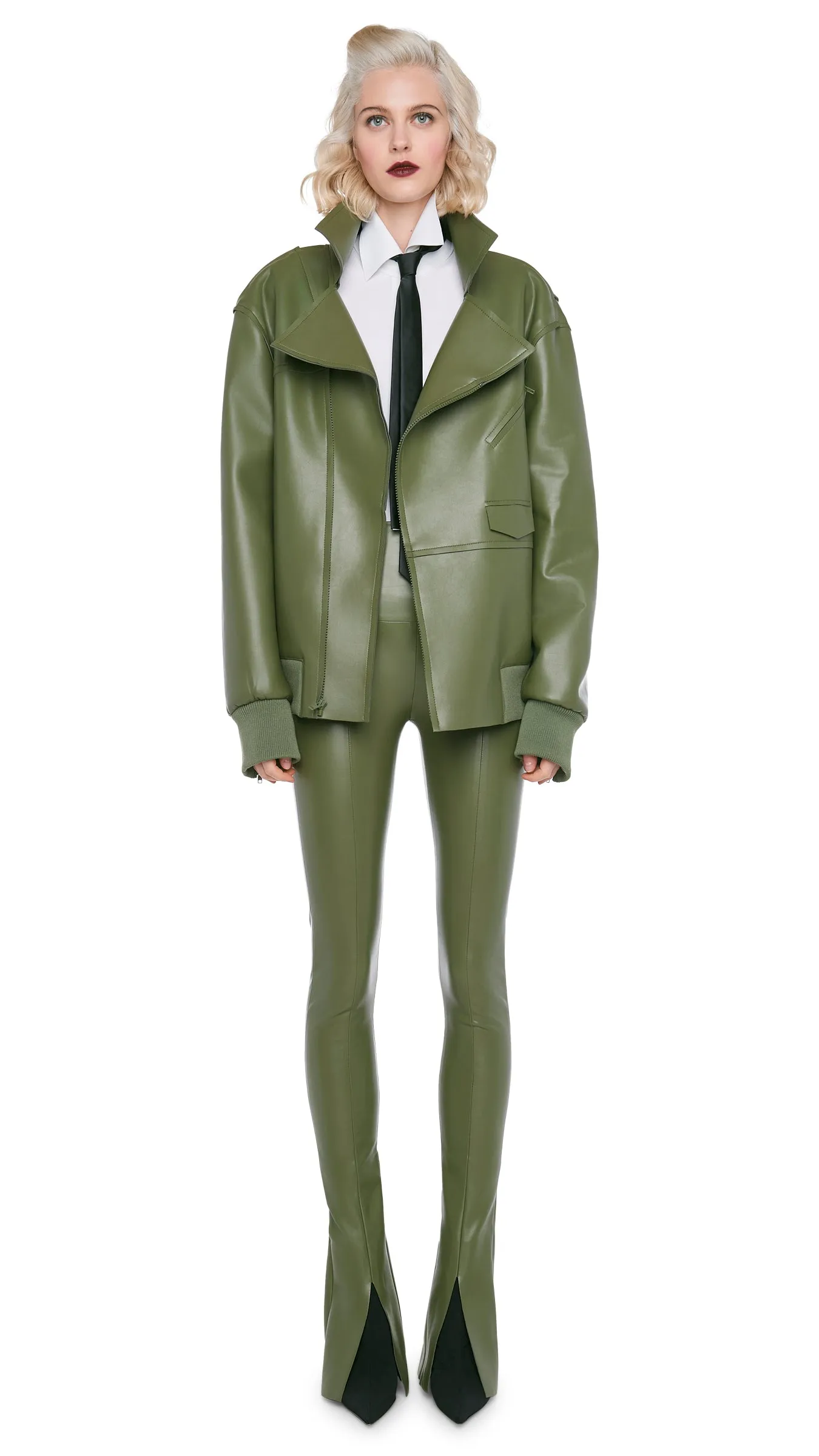 OVERSIZED MOTO JACKET sold by Norma Kamali