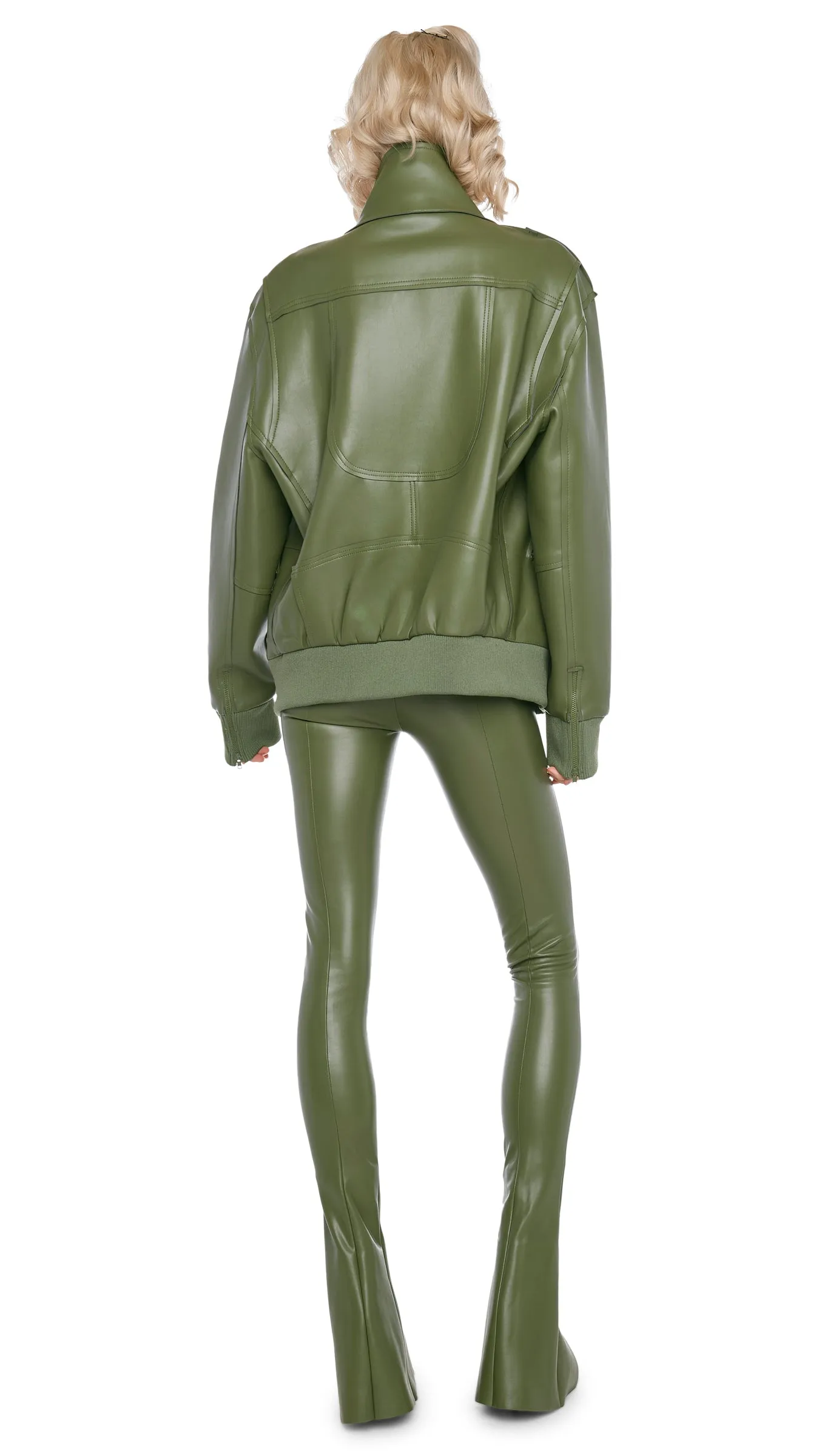 OVERSIZED MOTO JACKET sold by Norma Kamali product image thumbnail 3