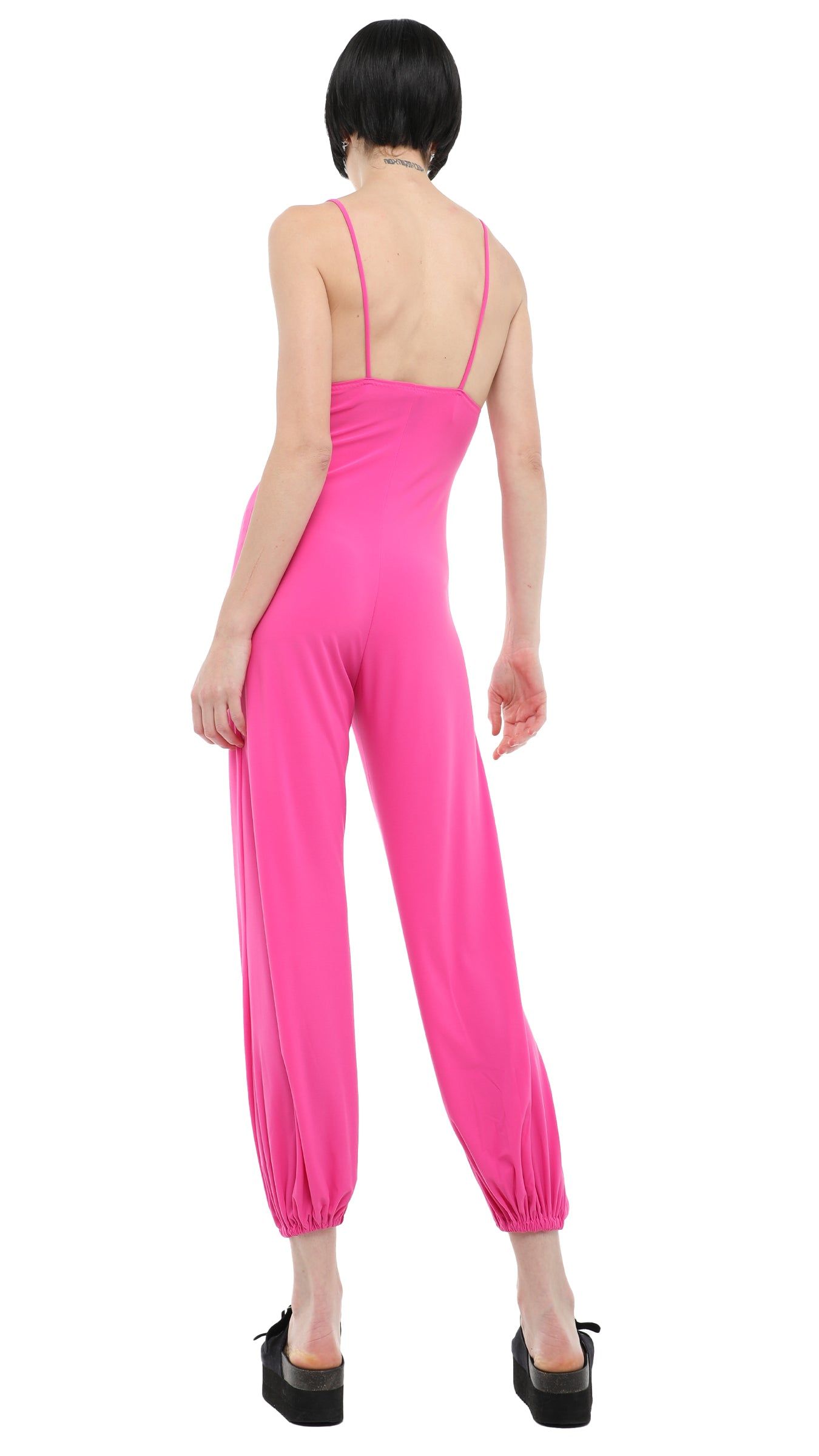 SLIP JOG JUMPSUIT sold by Norma Kamali product image thumbnail 3