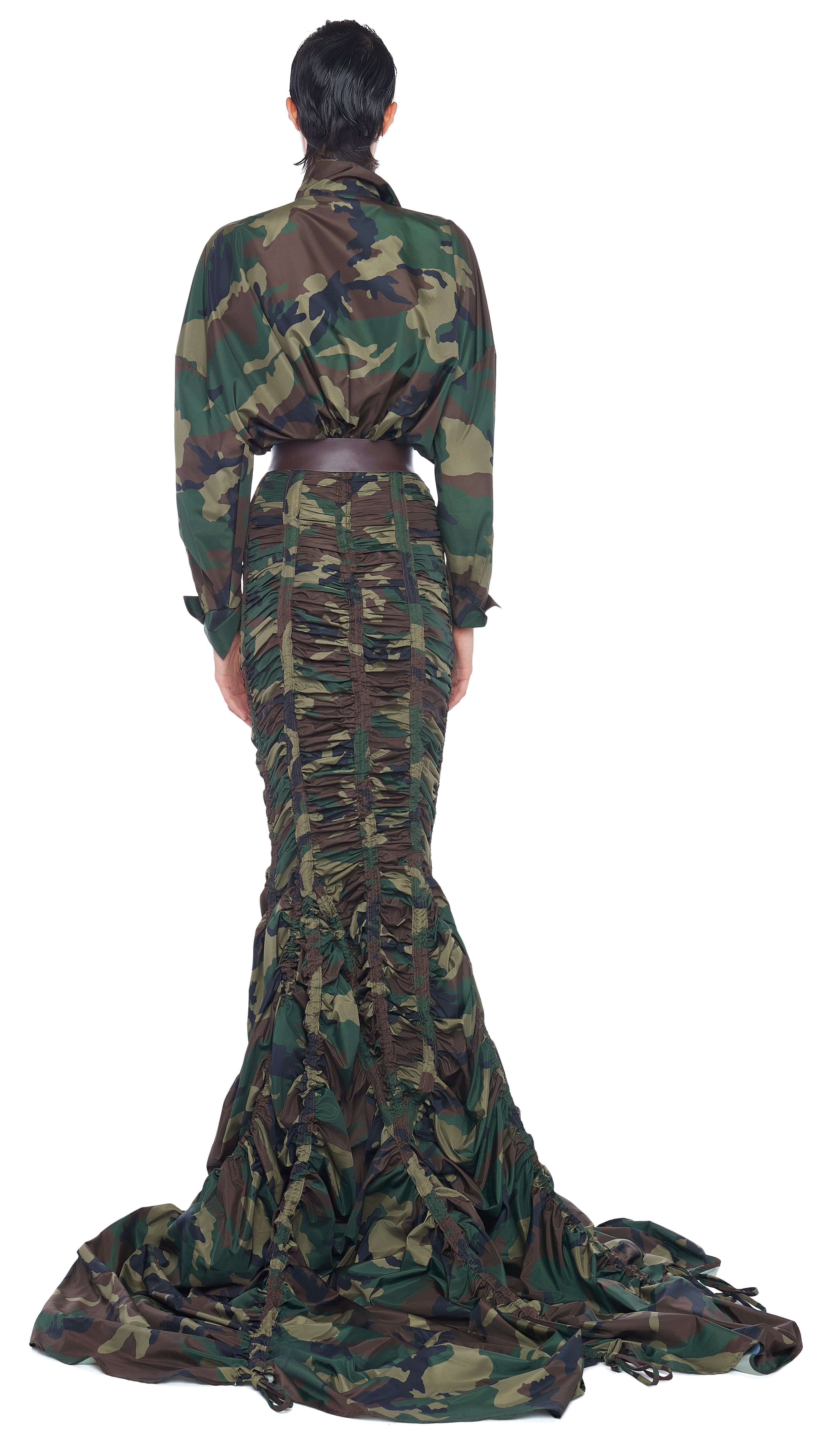 SUPER OS BF NK SHIRT BODYSUIT sold by Norma Kamali product image thumbnail 3