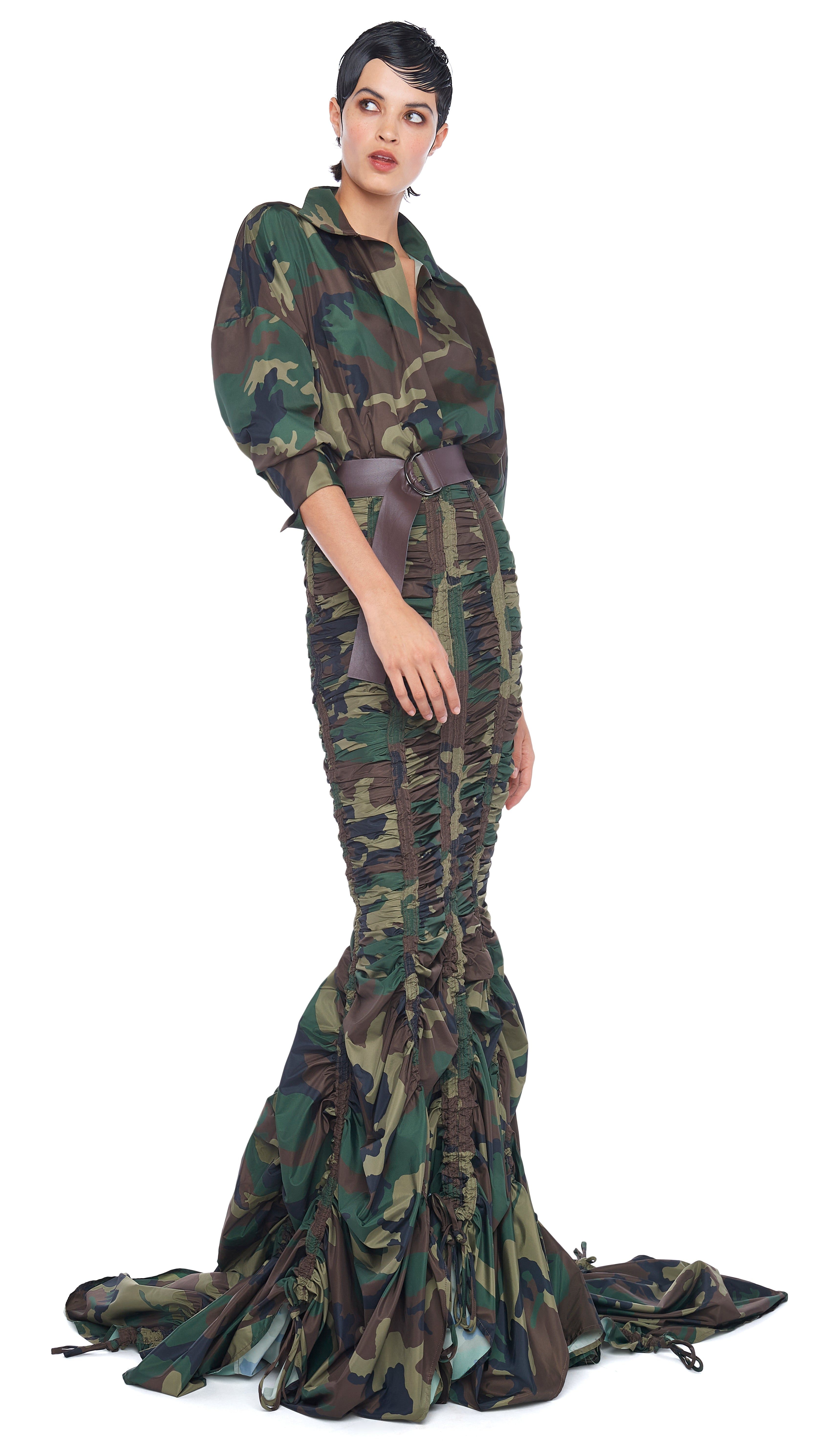 SUPER OS BF NK SHIRT BODYSUIT sold by Norma Kamali product image thumbnail 4