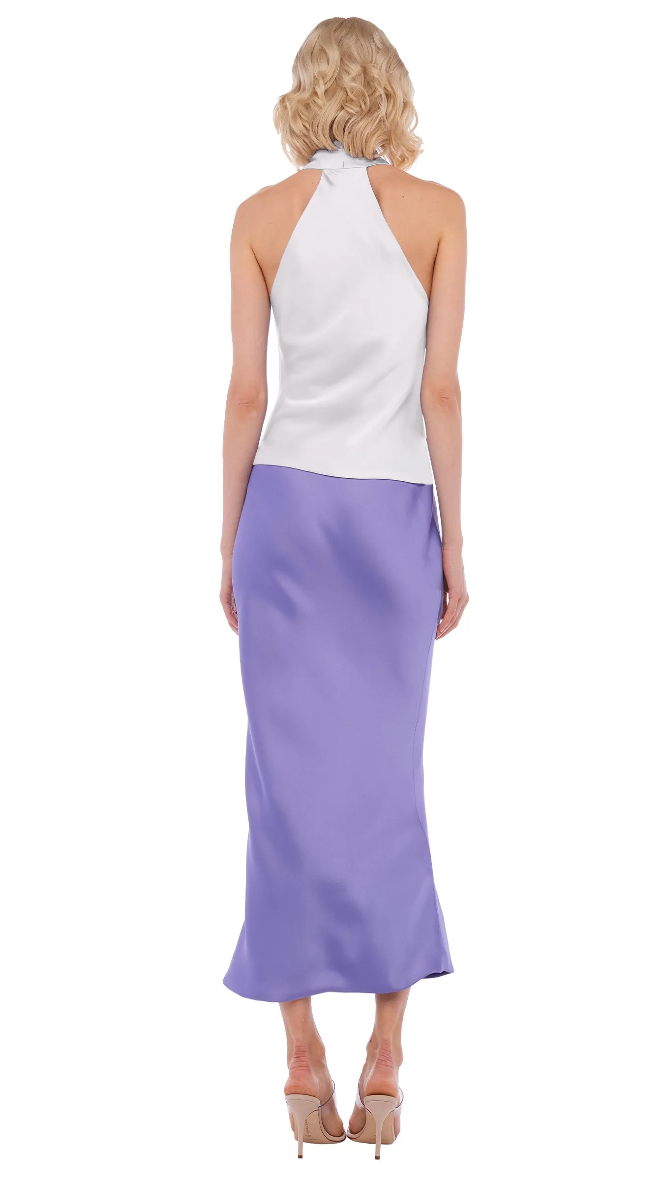 HALTER DRAPE TOP sold by Norma Kamali product image thumbnail 3