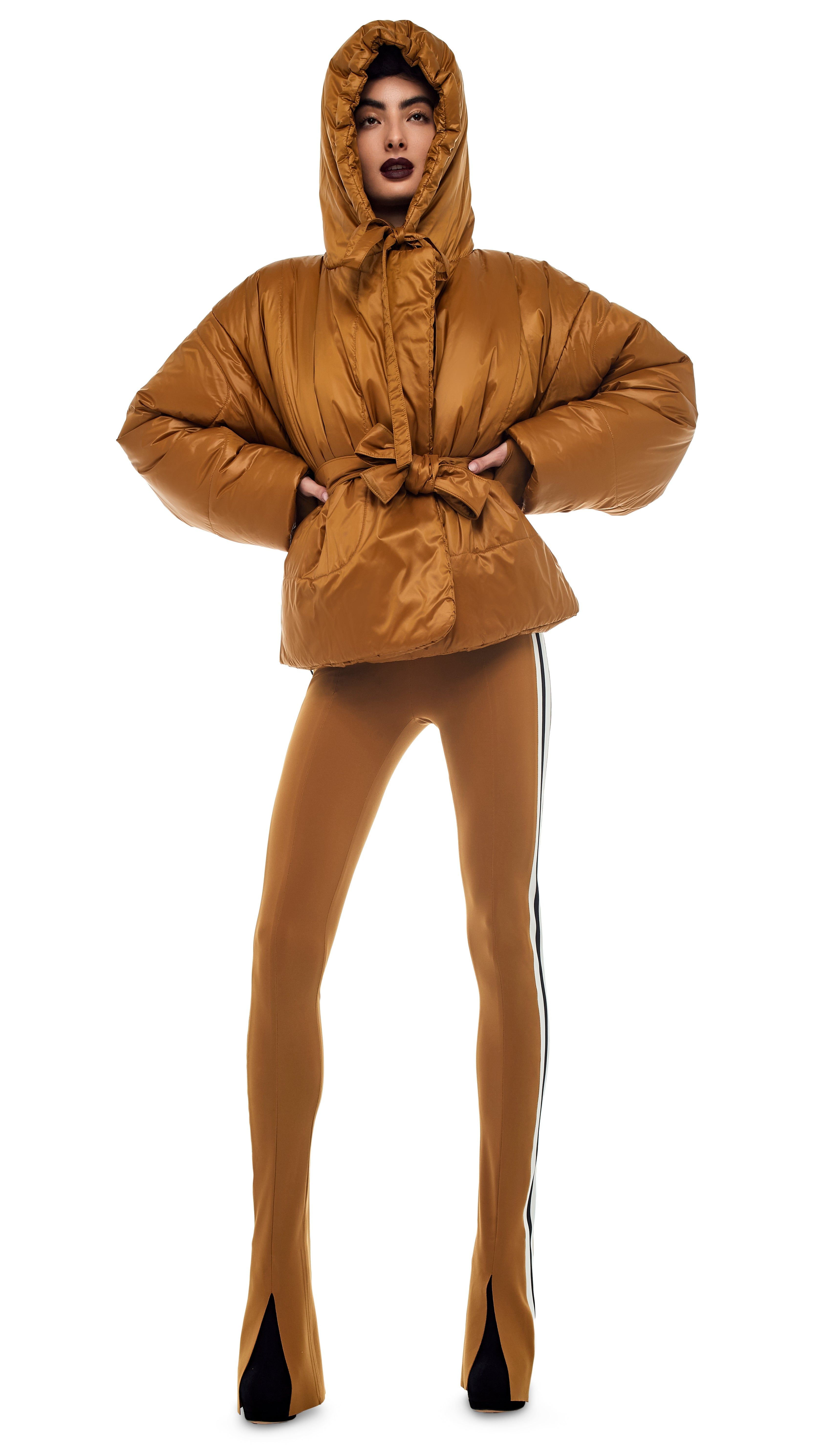 HOODED SLEEPING BAG COAT sold by Norma Kamali product image thumbnail 5