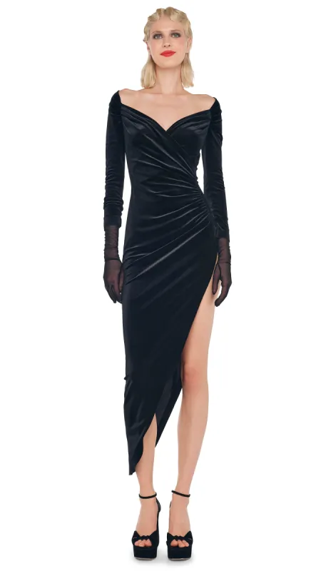 SWEETHEART SIDE DRAPE GOWN sold by Norma Kamali