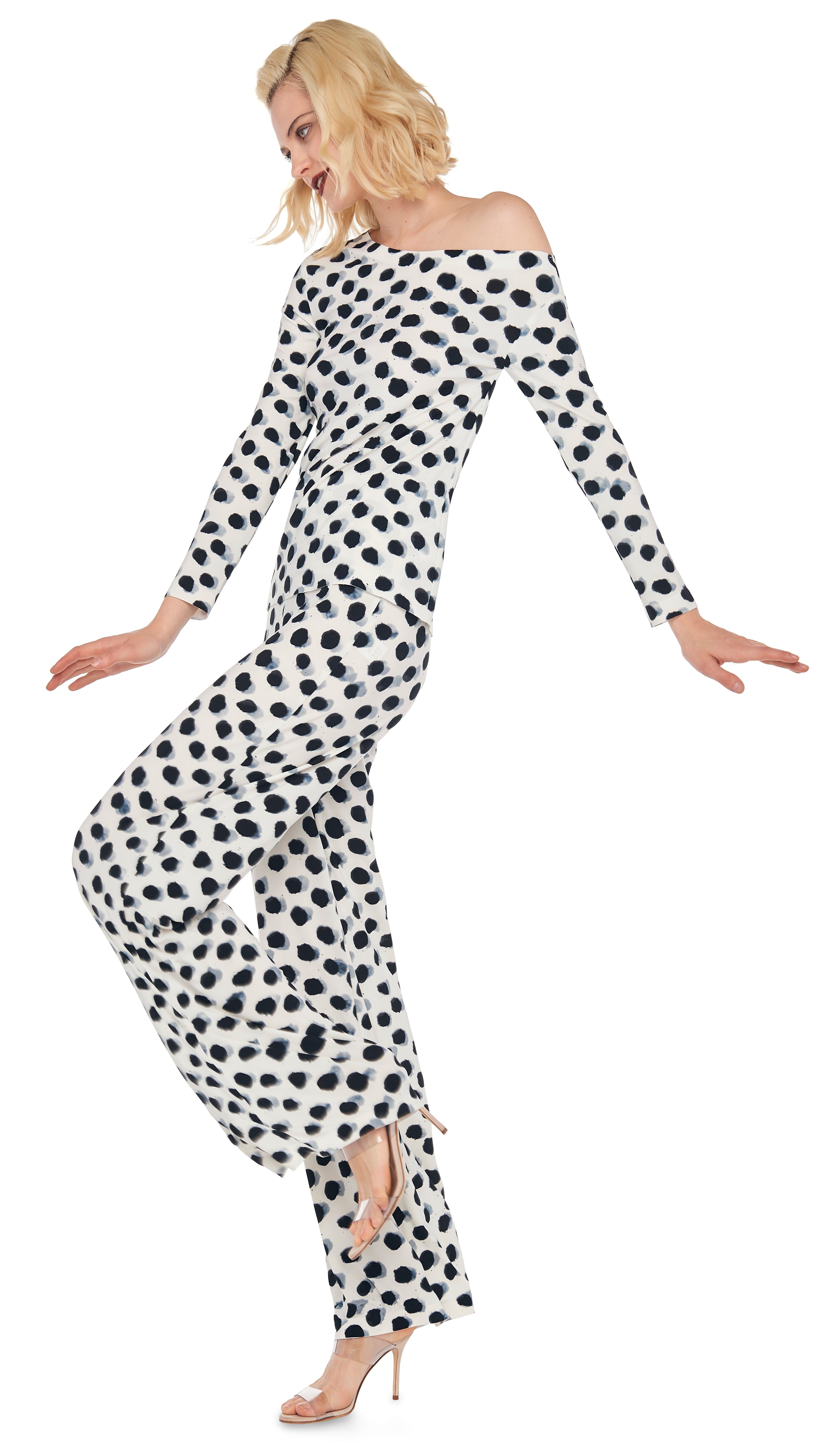 STRAIGHT LEG PANT sold by Norma Kamali product image thumbnail 5