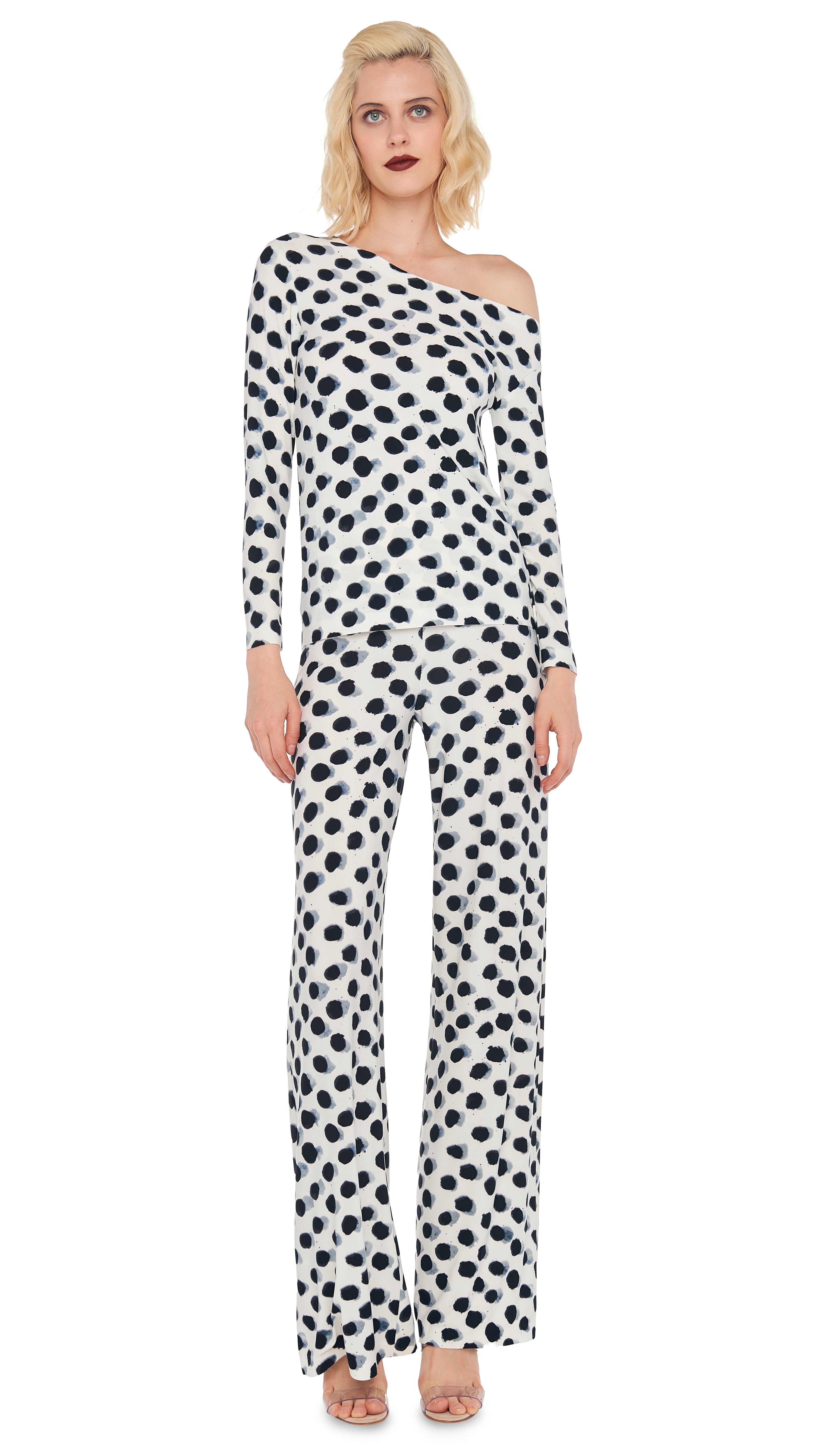 STRAIGHT LEG PANT sold by Norma Kamali