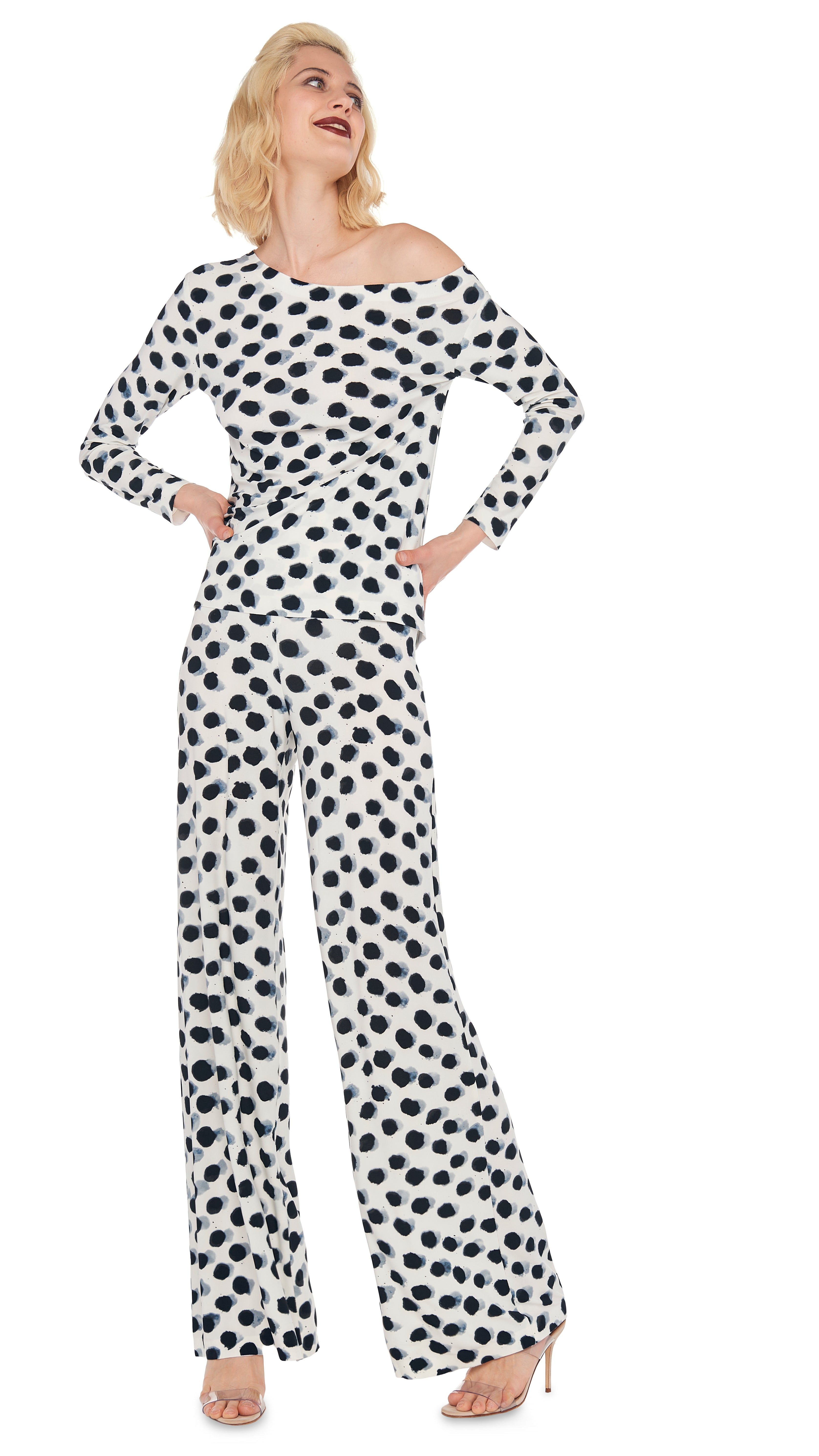 STRAIGHT LEG PANT sold by Norma Kamali product image thumbnail 4