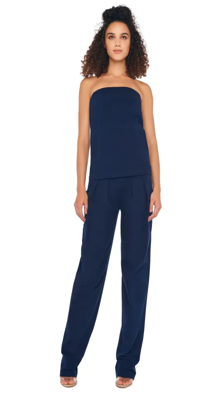 STRAPLESS TAILORED TERRY TOP sold by Norma Kamali