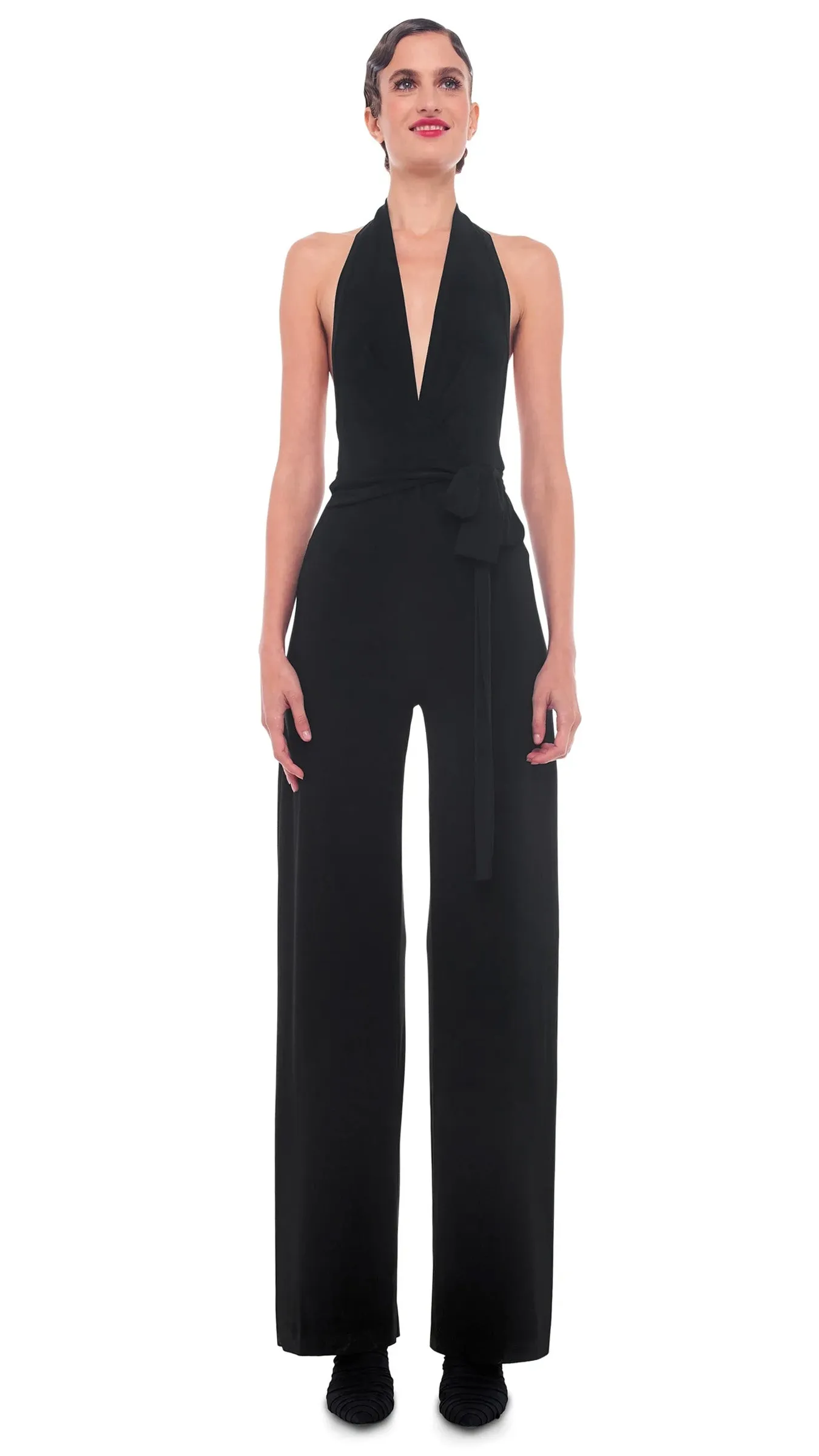 HALTER WRAP JUMPSUIT sold by Norma Kamali