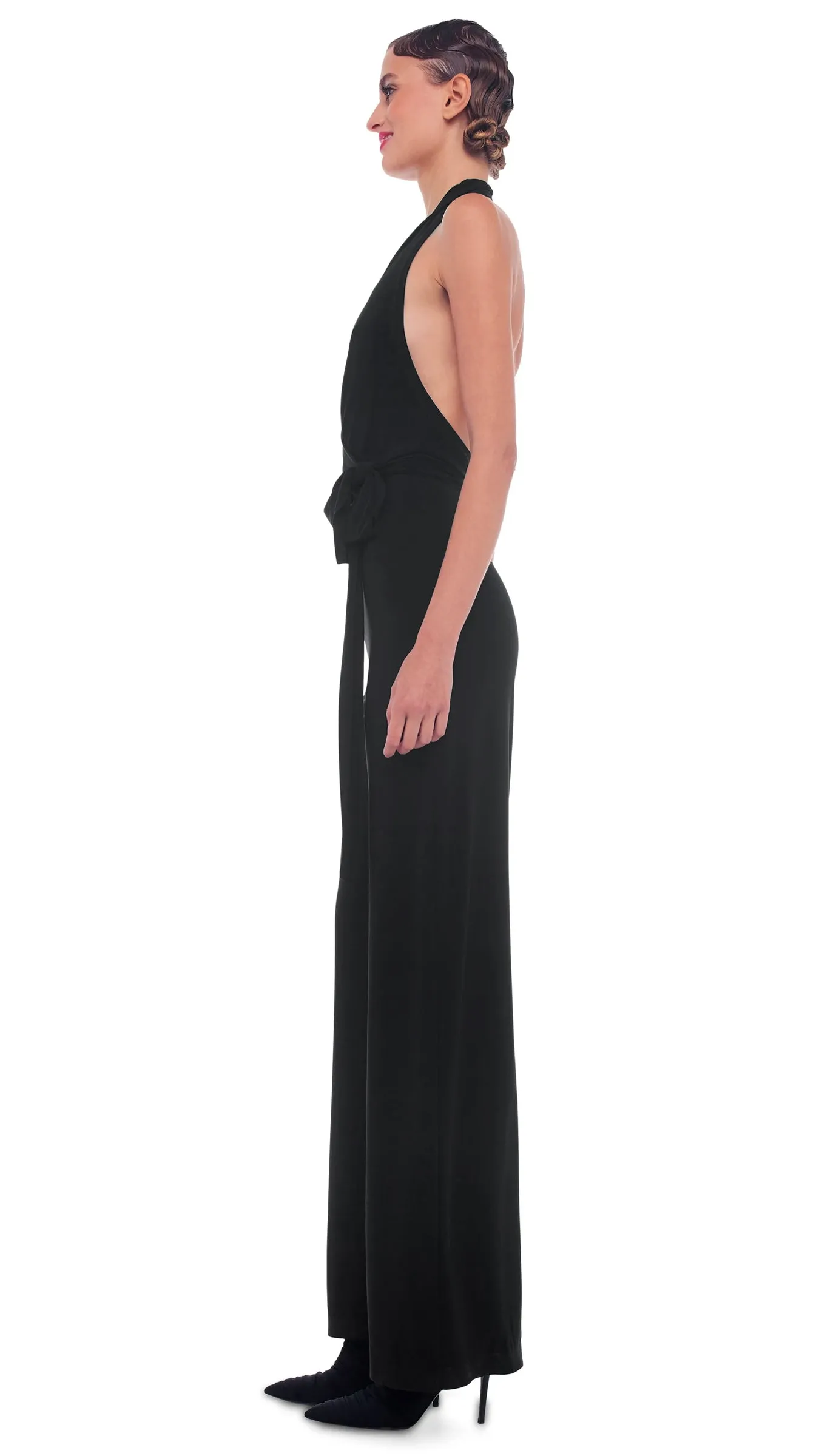 HALTER WRAP JUMPSUIT sold by Norma Kamali product image thumbnail 2