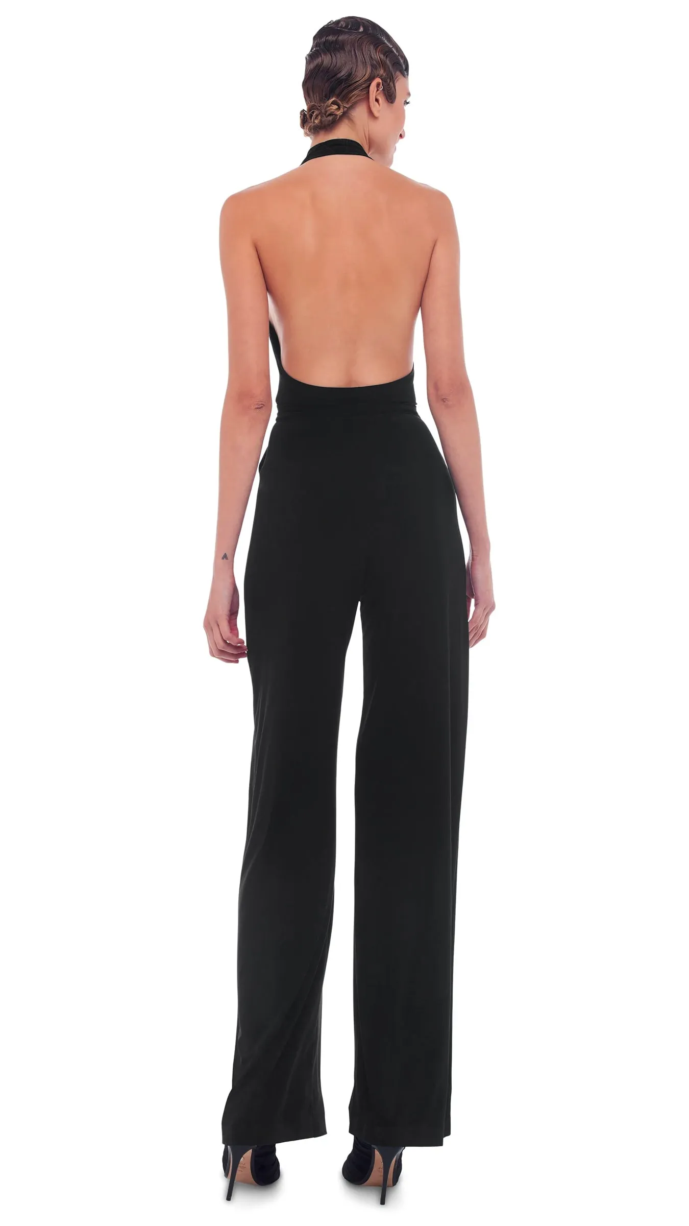 HALTER WRAP JUMPSUIT sold by Norma Kamali product image thumbnail 3