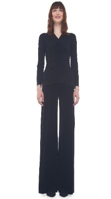 V NECK SLINKY TOP sold by Norma Kamali