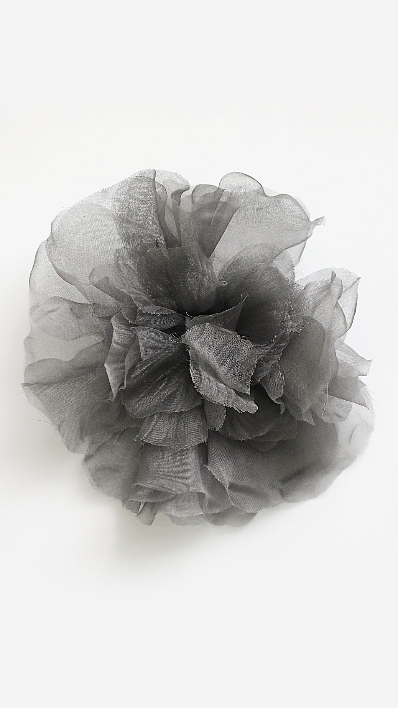 GREY SILK FLOWER sold by Norma Kamali