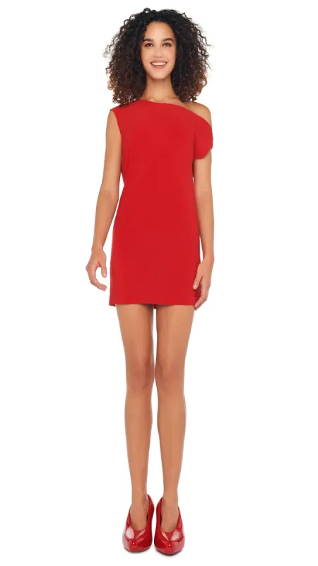 DROP SHOULDER MINI DRESS sold by Norma Kamali