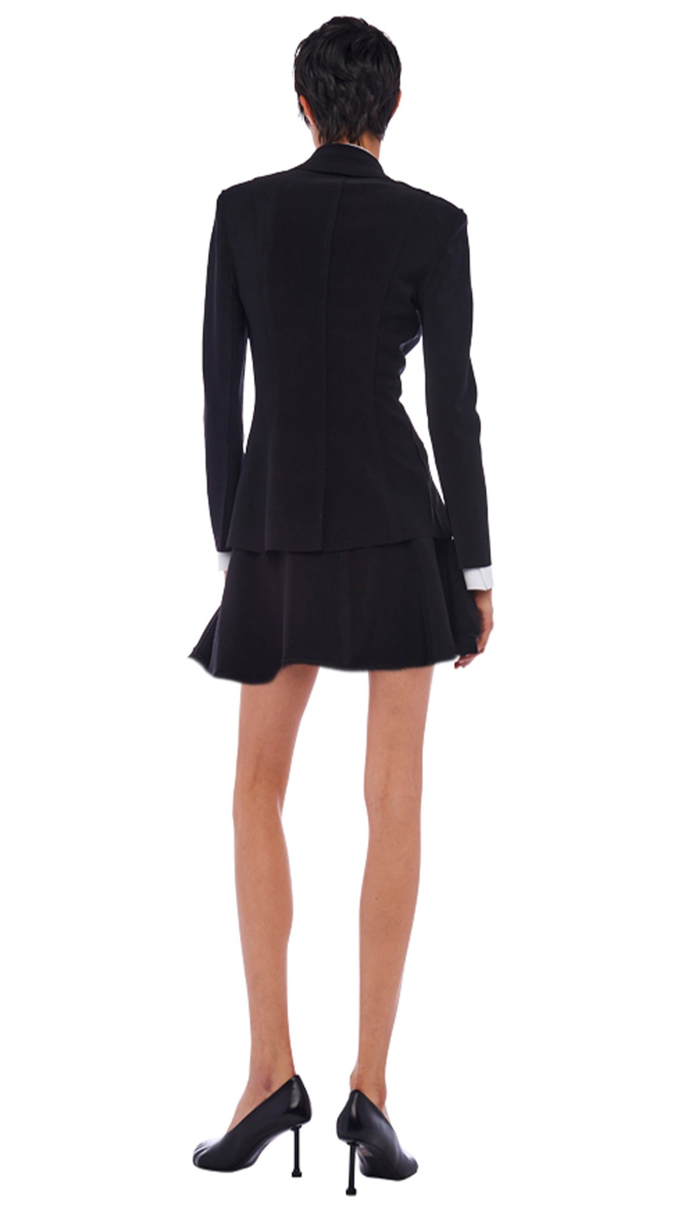 GRACE MINI SKIRT sold by Norma Kamali product image thumbnail 3