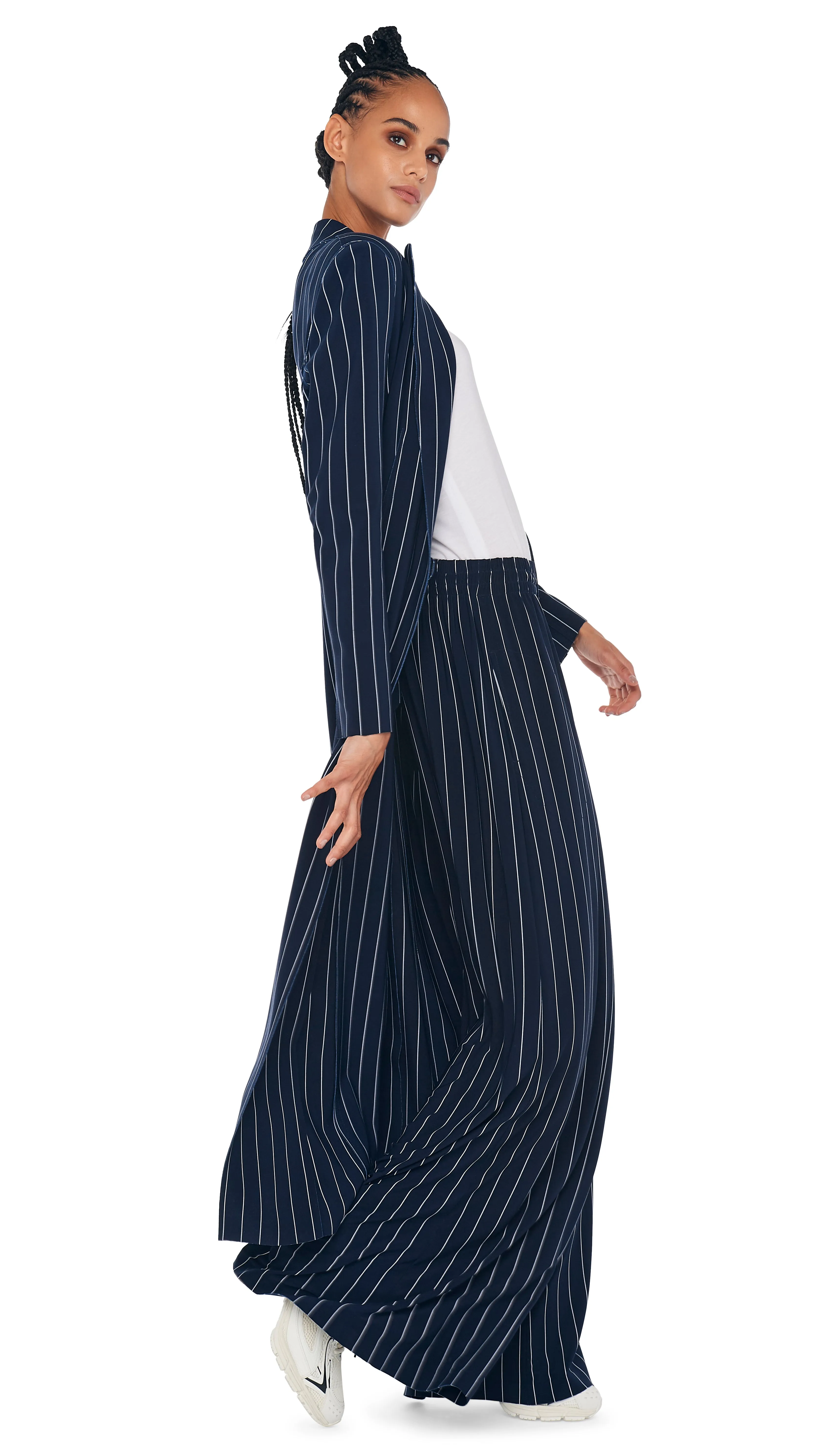 CLASSIC SINGLE BREASTED COAT sold by Norma Kamali product image thumbnail 4