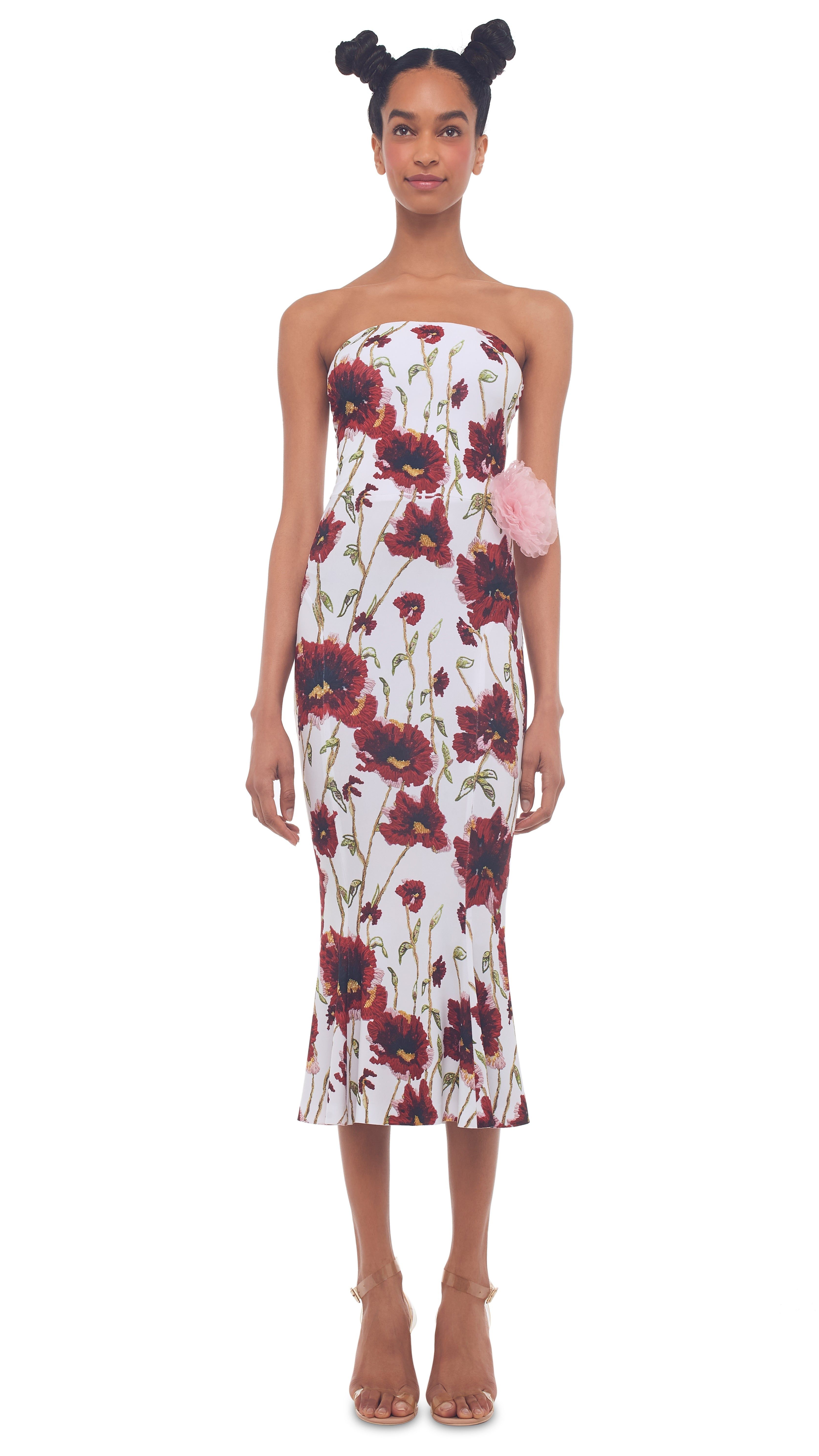 STRAPLESS FISHTAIL DRESS sold by Norma Kamali