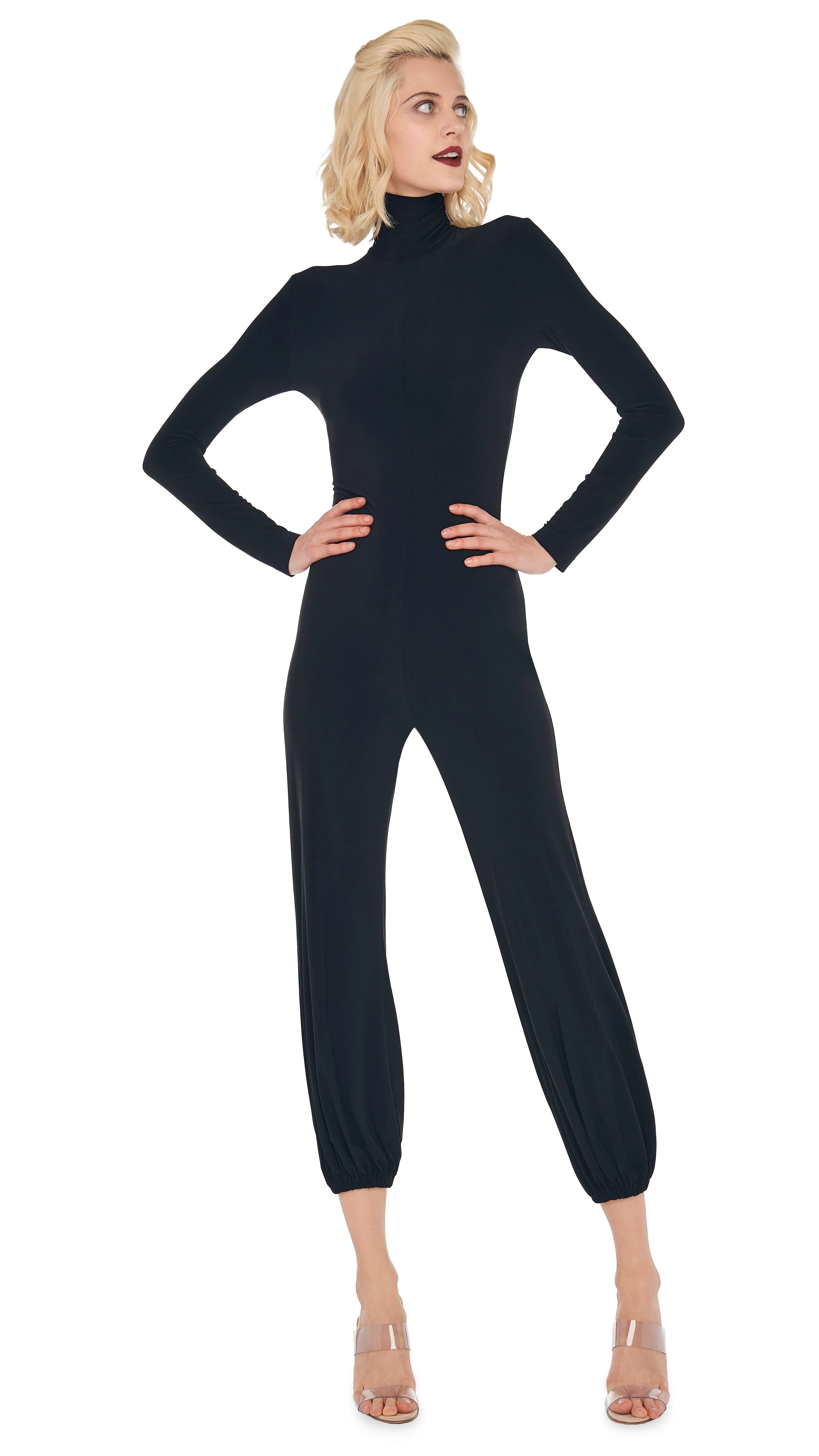 TURTLE JOG JUMPSUIT sold by Norma Kamali product image thumbnail 5