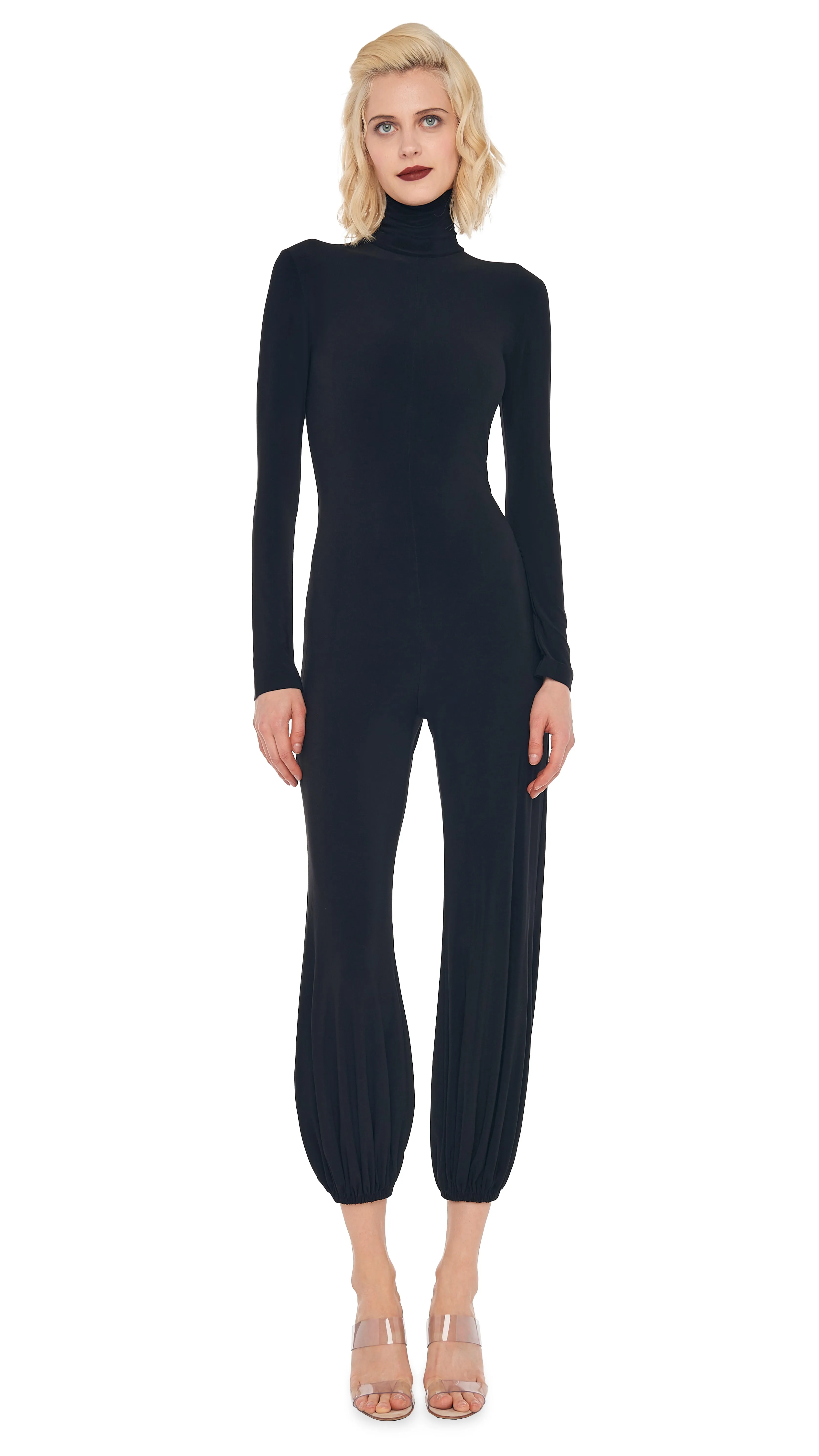 TURTLE JOG JUMPSUIT sold by Norma Kamali