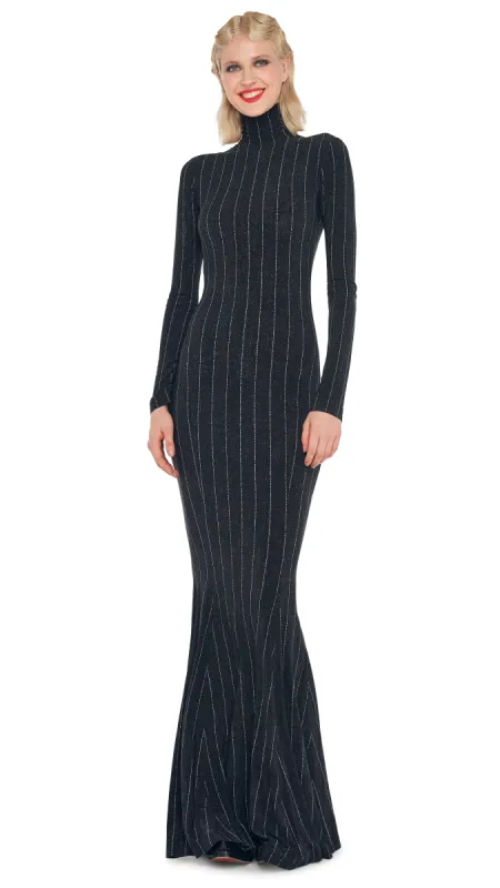 LONG SLEEVE TURTLE FISHTAIL GOWN sold by Norma Kamali