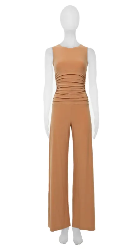 SHIRRED WAIST JUMPSUIT sold by Norma Kamali