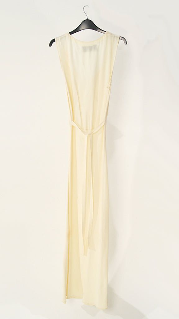 LONG VNECK DRESS WITH TIE BACK sold by Norma Kamali product image thumbnail 2