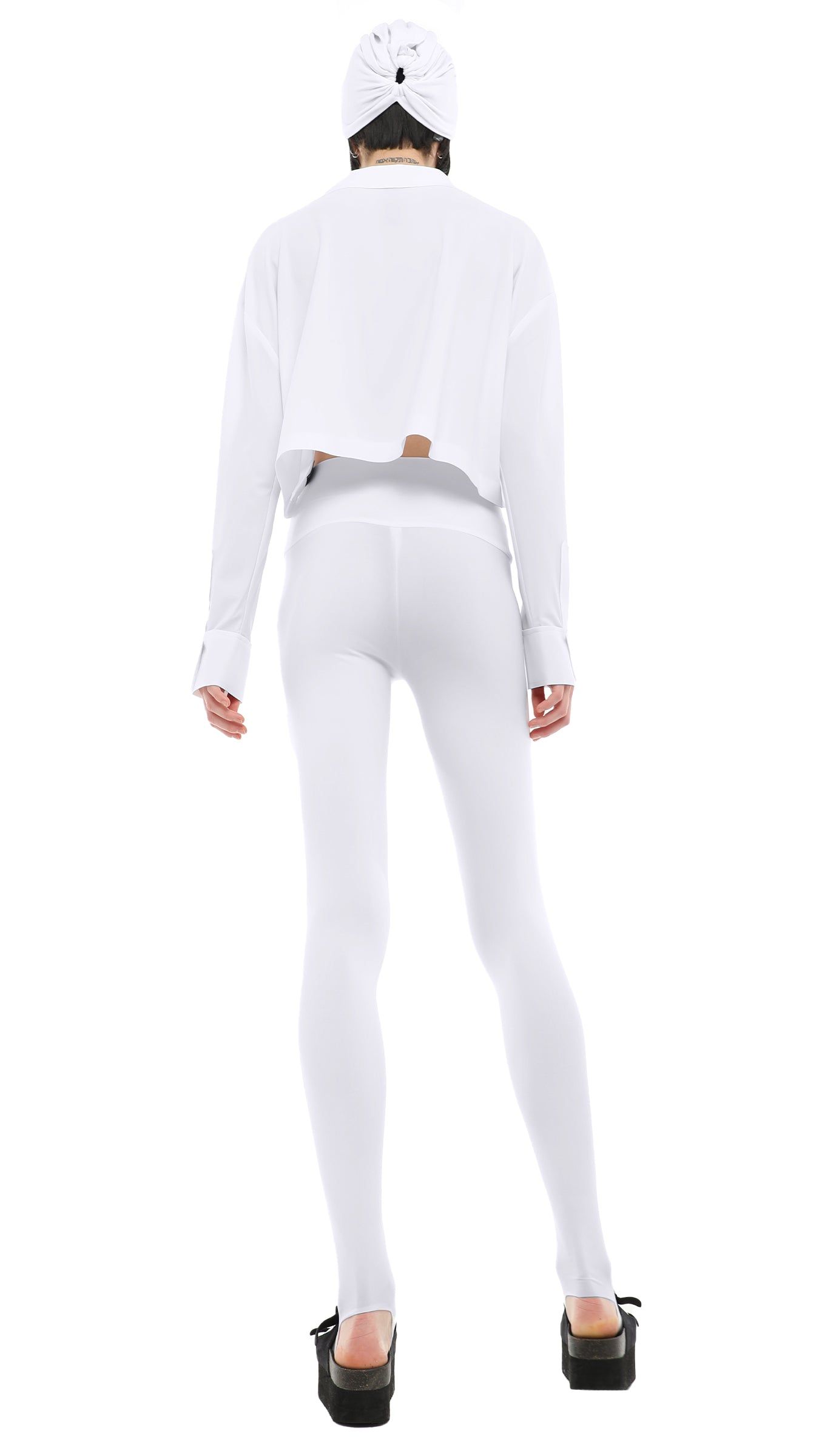 OVERSIZED BF CROP NK SHIRT sold by Norma Kamali product image thumbnail 3