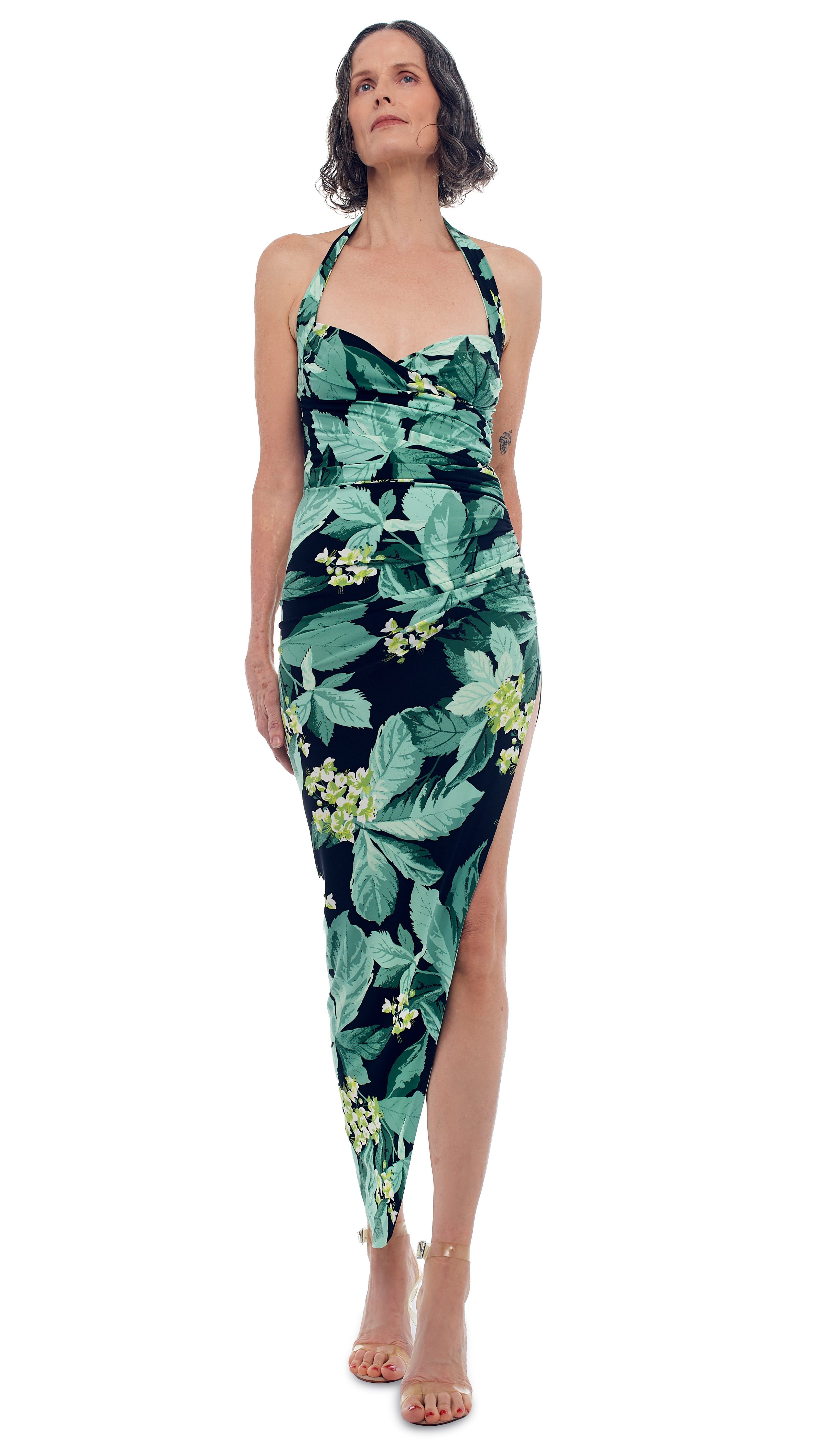 CAYLA SIDE DRAPE GOWN sold by Norma Kamali product image thumbnail 5