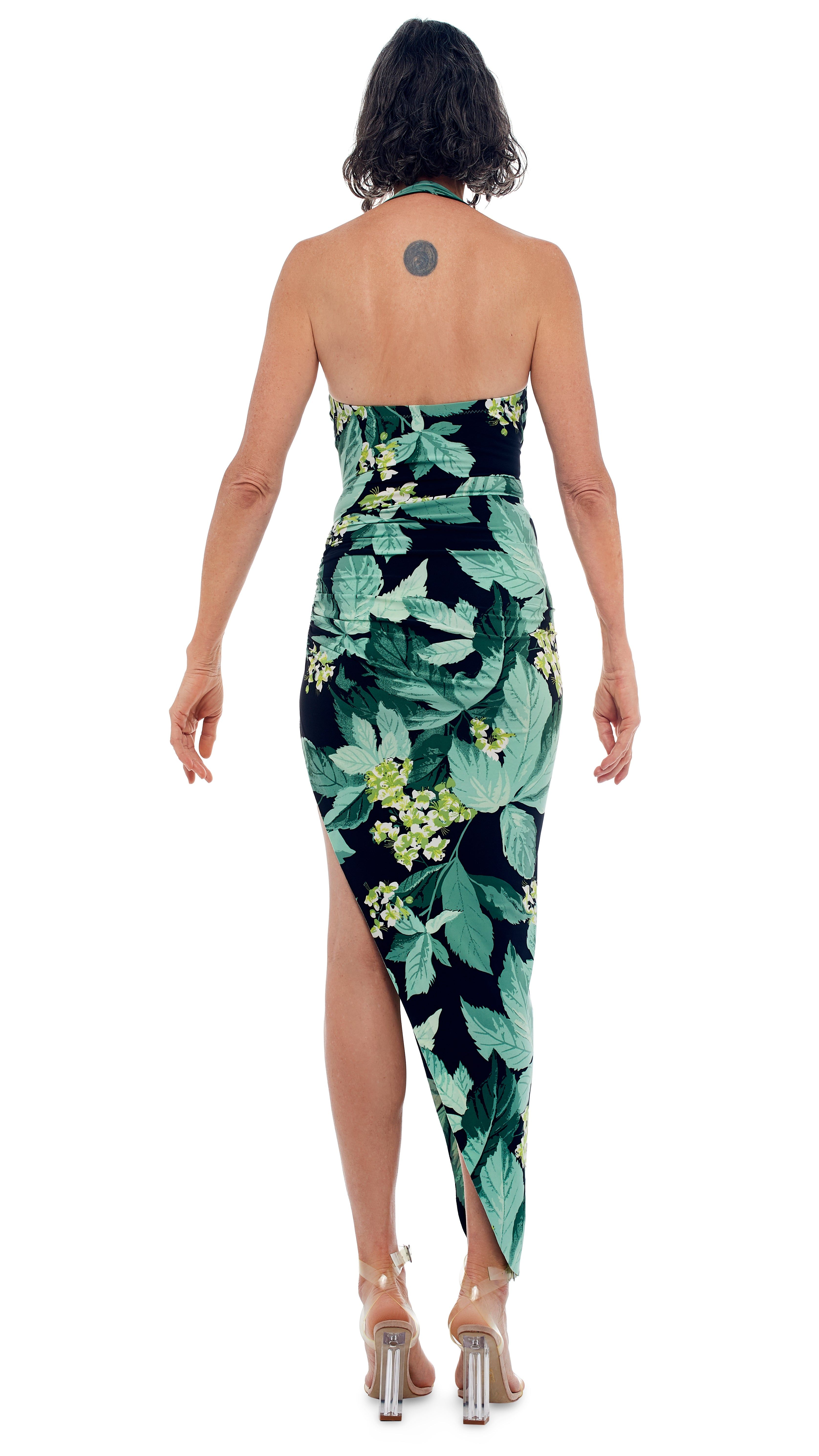 CAYLA SIDE DRAPE GOWN sold by Norma Kamali product image thumbnail 3