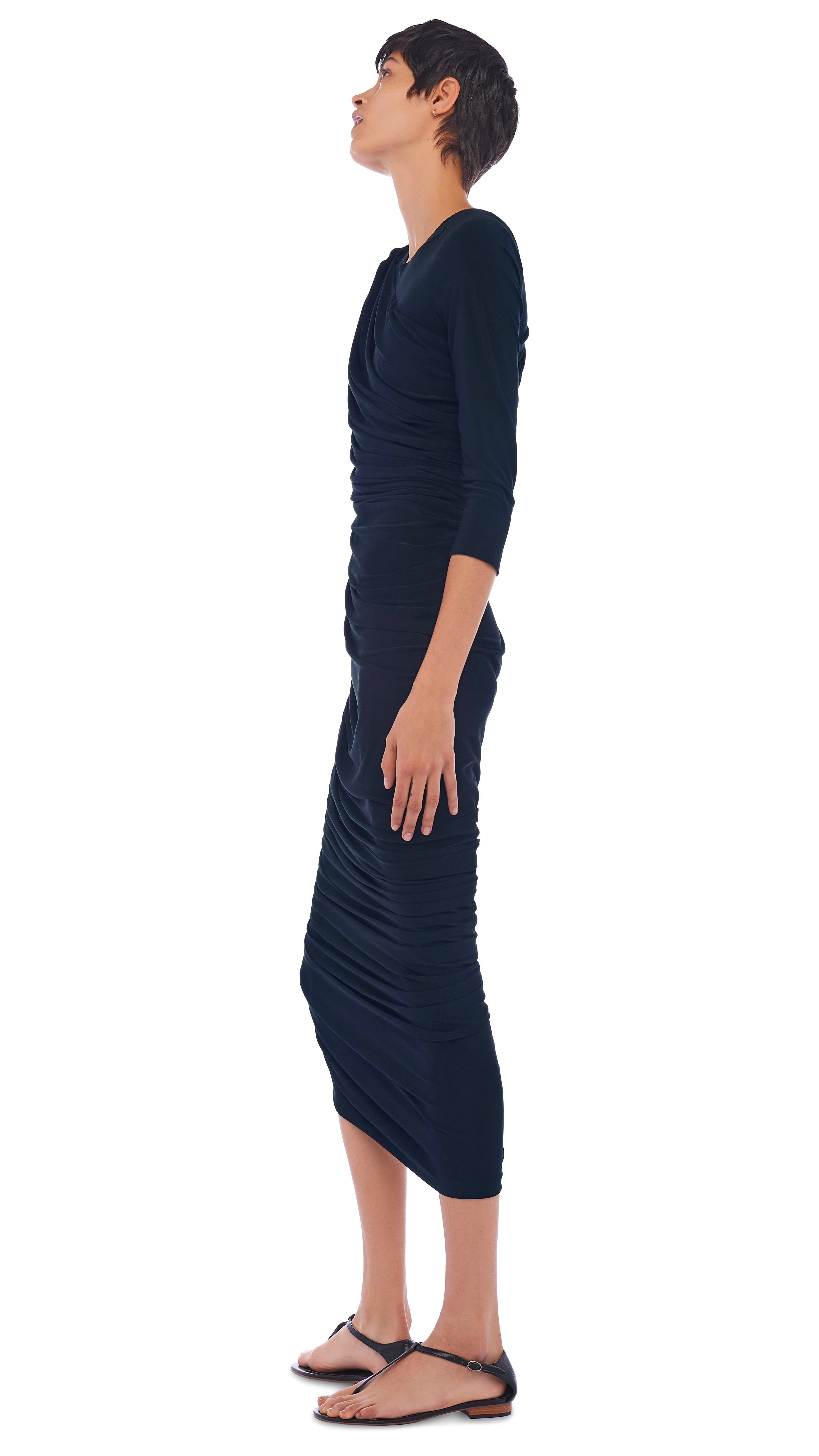 LONG SLEEVE DIANA GOWN sold by Norma Kamali product image thumbnail 2