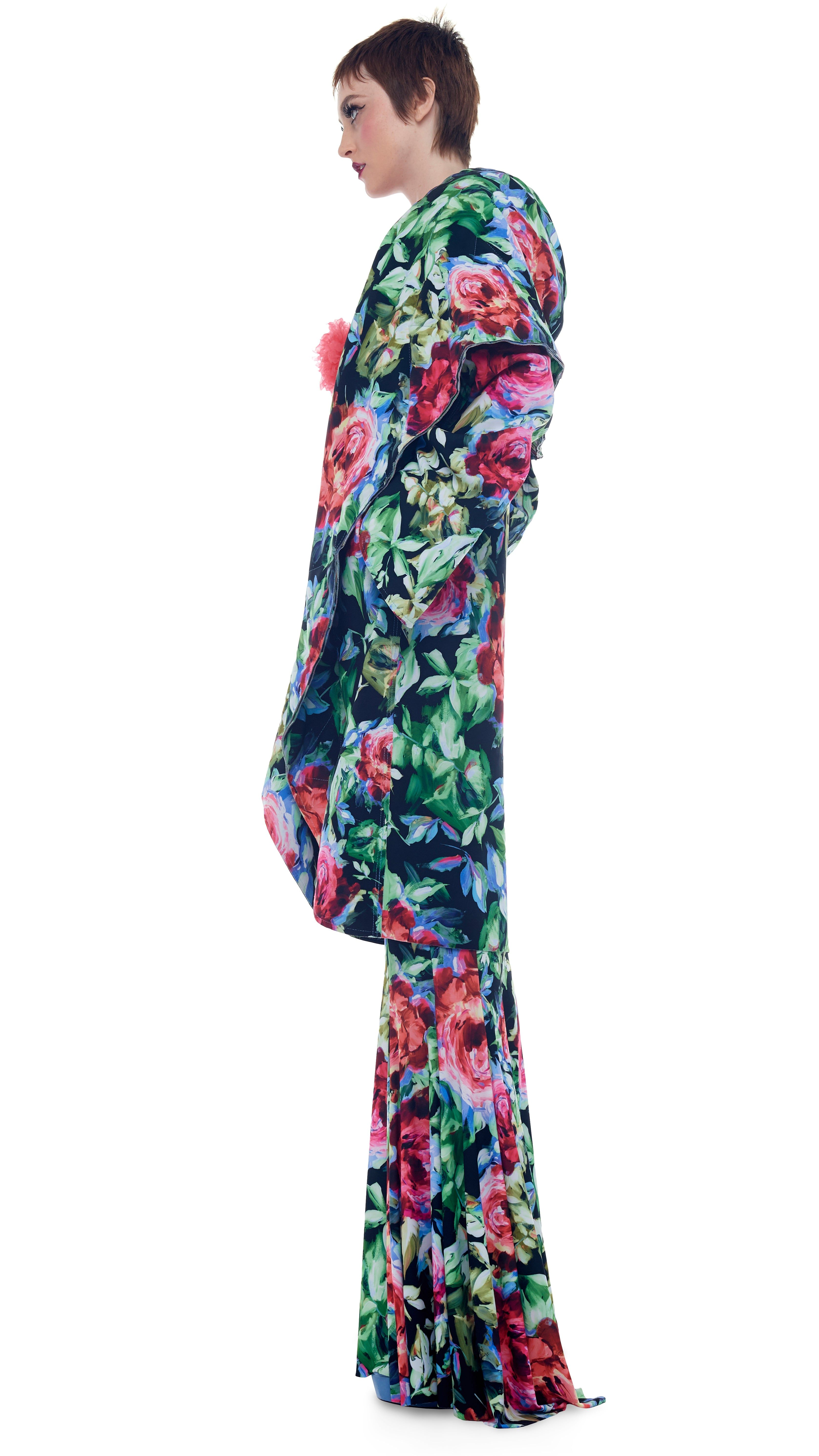 BONDED SHAWL COLLAR COAT sold by Norma Kamali product image thumbnail 2